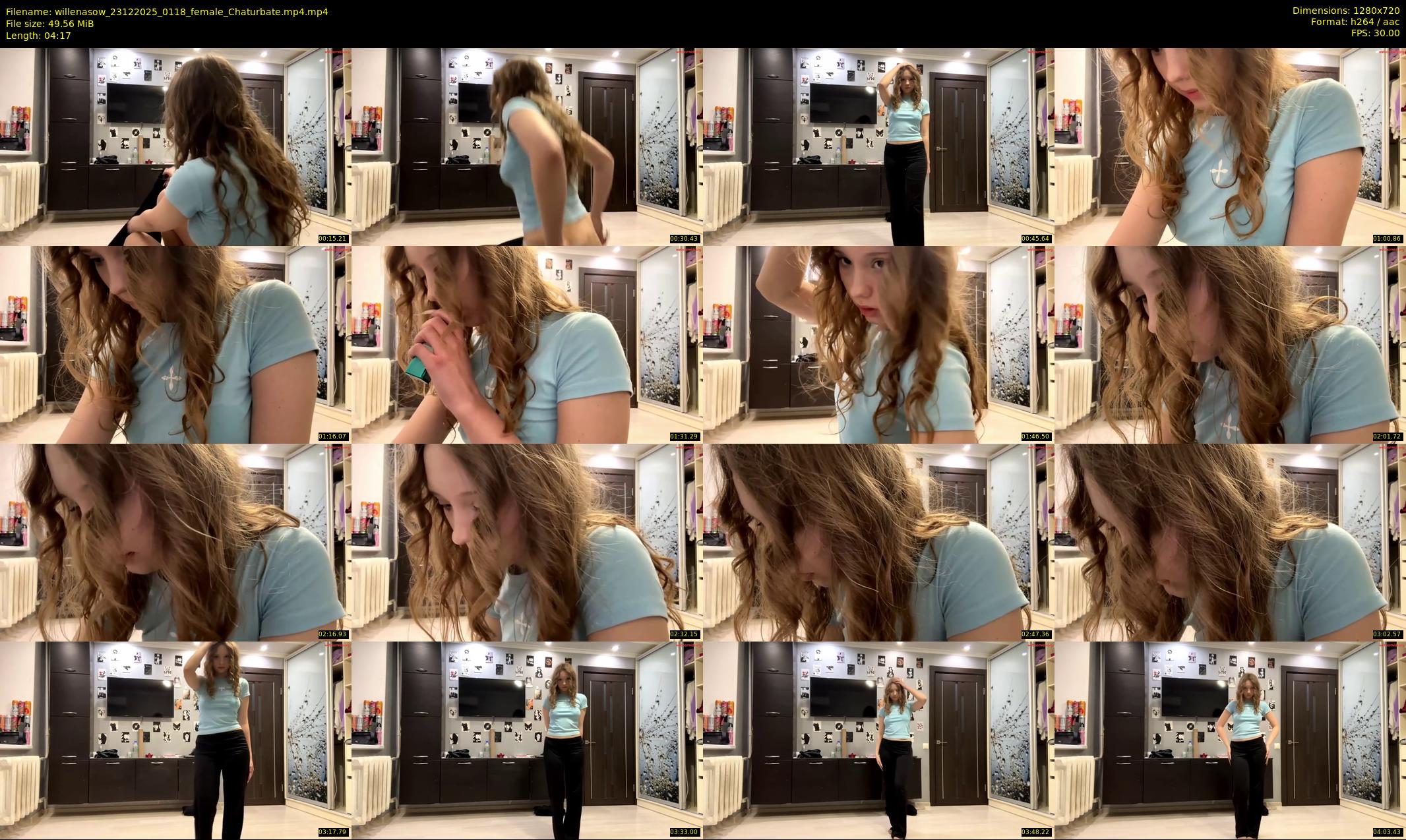 willenasow — 5 minute Chaturbate female cam show recording, 720p, Dec 23, 2025
