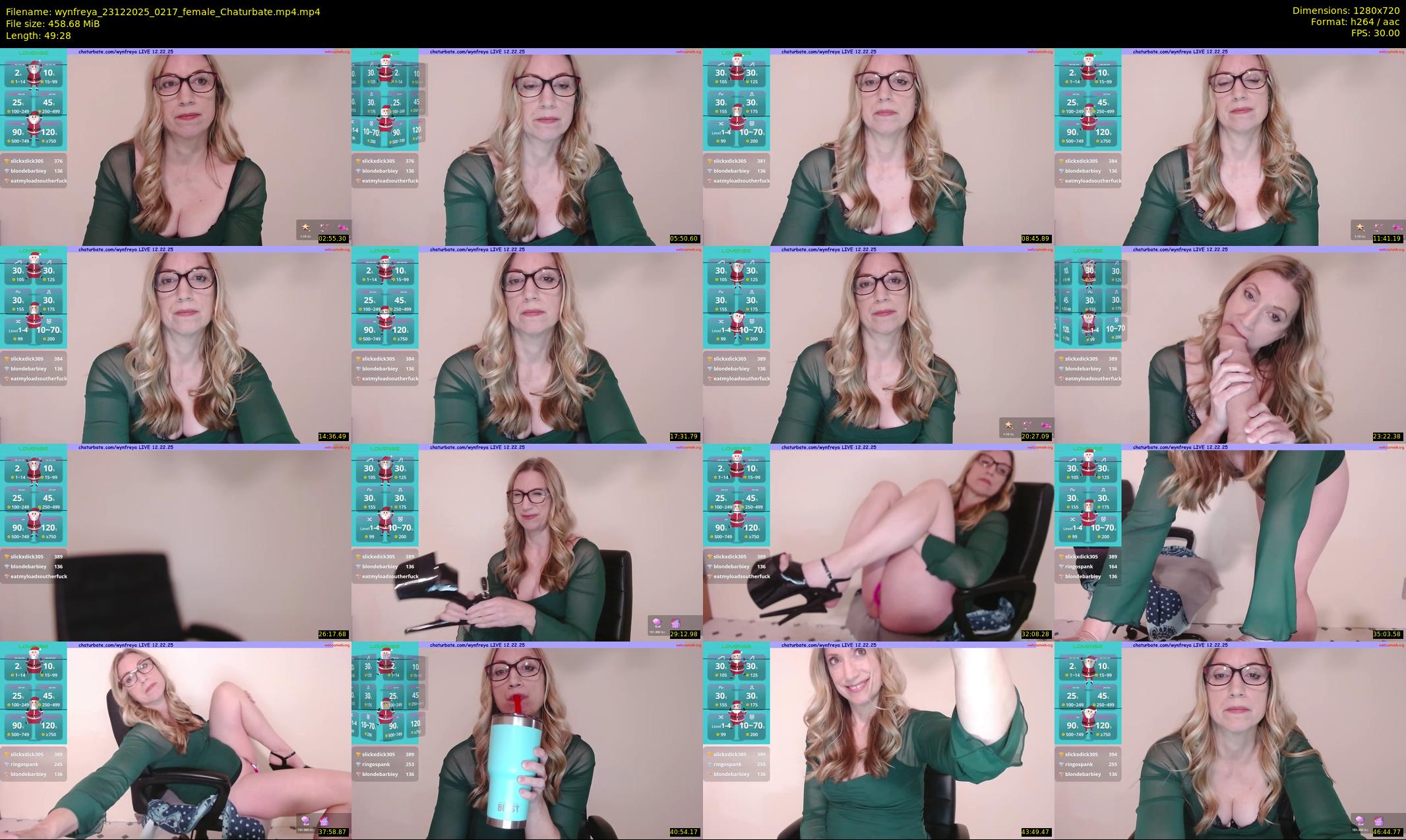wynfreya — 50 minute Chaturbate female cam show recording, 720p, Dec 23, 2025