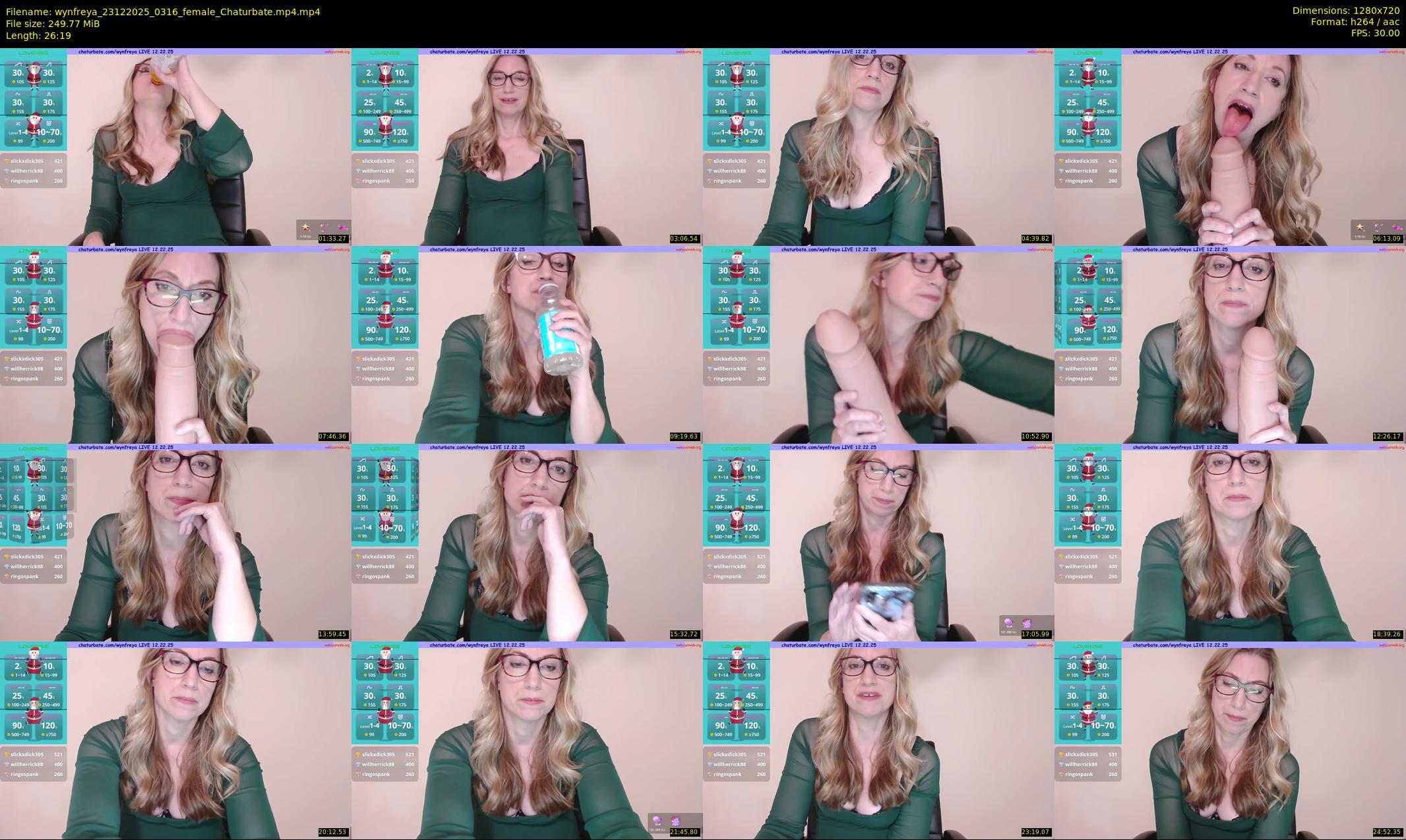 wynfreya — 27 minute Chaturbate female cam show recording, 720p, Dec 23, 2025