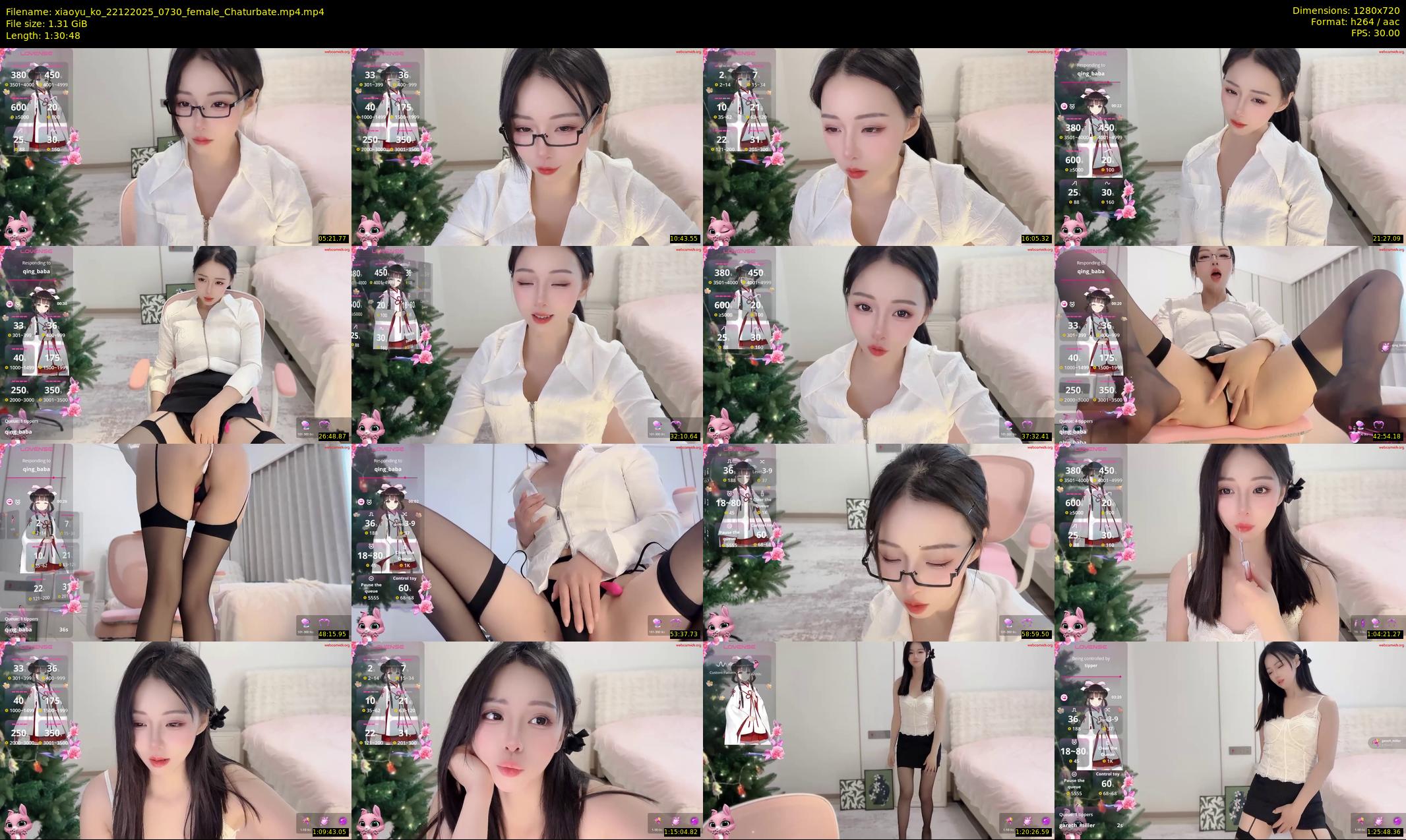 xiaoyu_ko — 91 minute Chaturbate female cam show recording, 720p, Dec 22, 2025