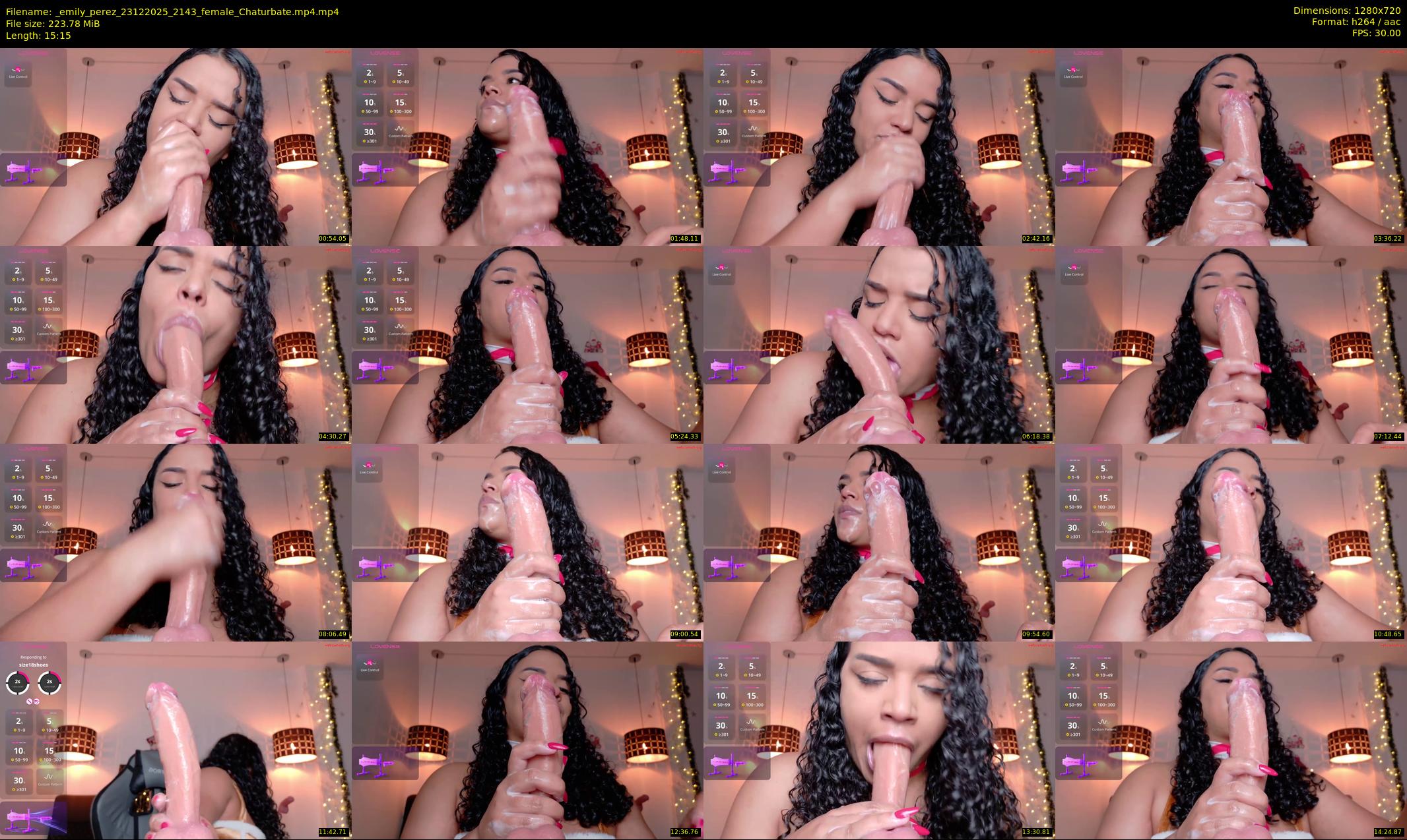 _emily_perez — 16 minute Chaturbate female cam show recording, 720p, Dec 23, 2025