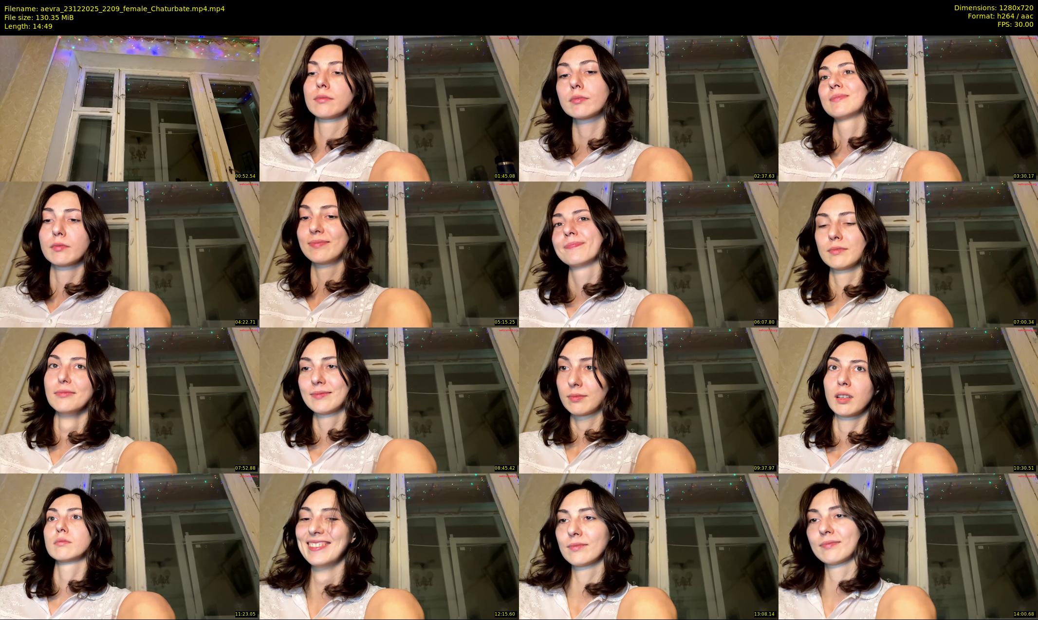 aevra — 15 minute Chaturbate female cam show recording, 720p, Dec 23, 2025