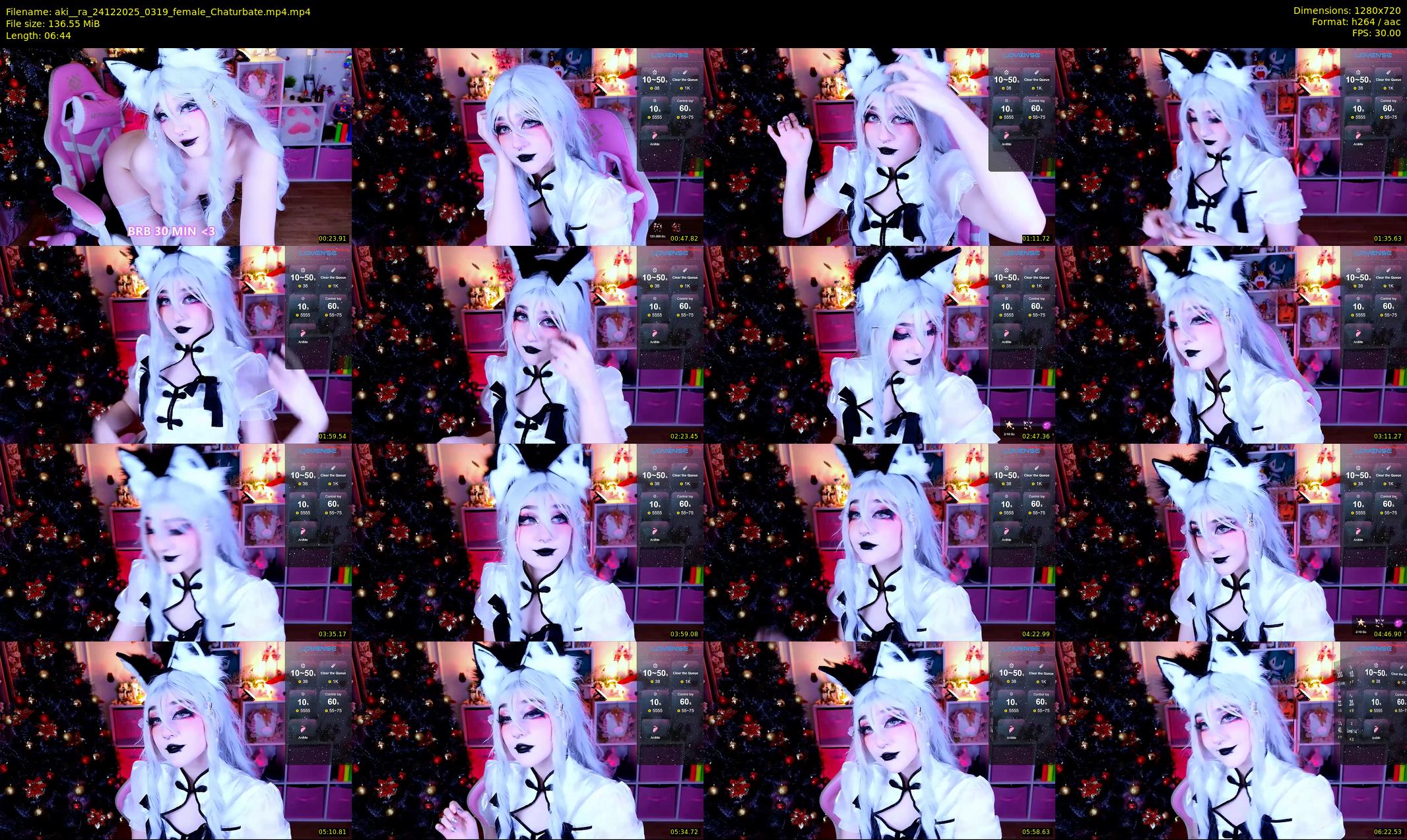 aki__ra — 7 minute Chaturbate female cam show recording, 720p, Dec 24, 2025