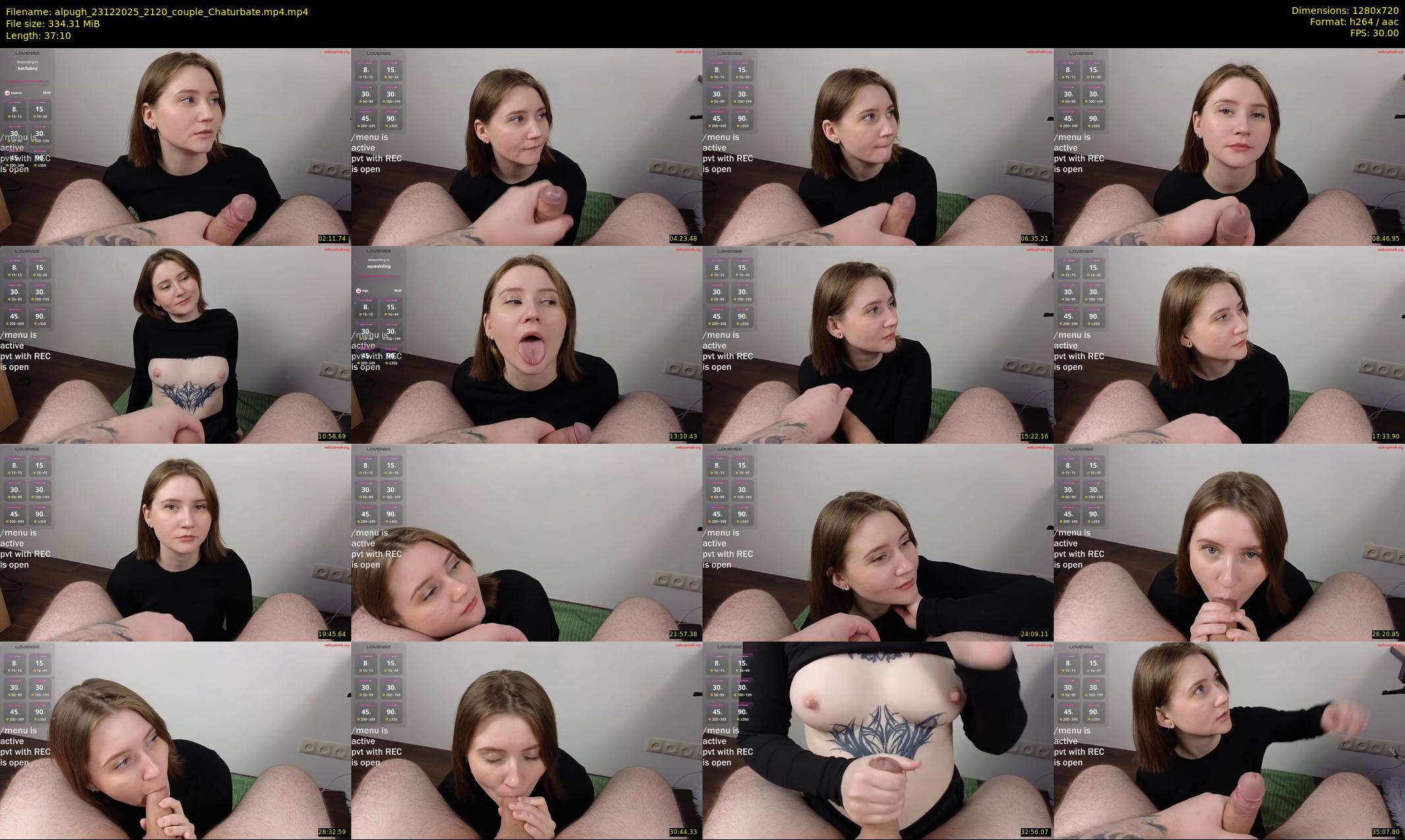alpugh — 38 minute Chaturbate couple cam show recording, 720p, Dec 23, 2025
