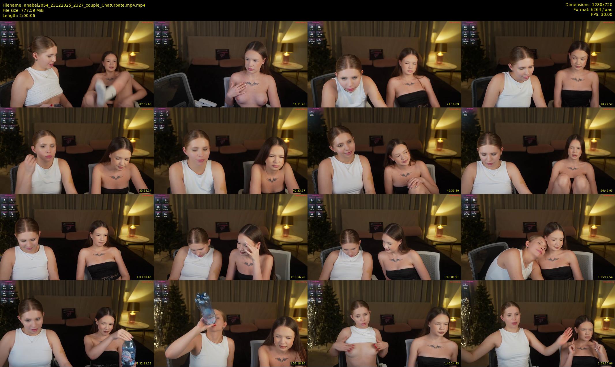 anabel2054 — 121 minute Chaturbate female cam show recording, 720p, Dec 23, 2025