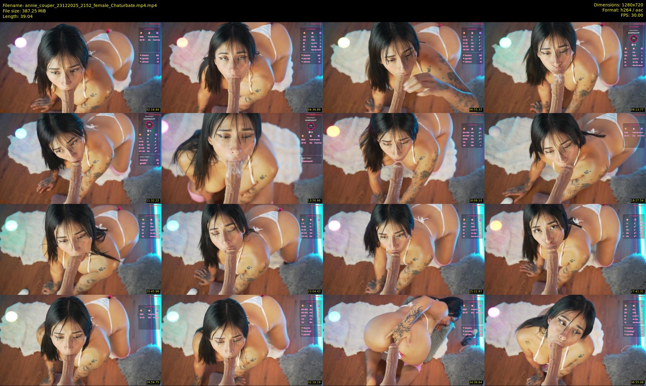 annie_couper — 40 minute Chaturbate female cam show recording, 720p, Dec 23, 2025