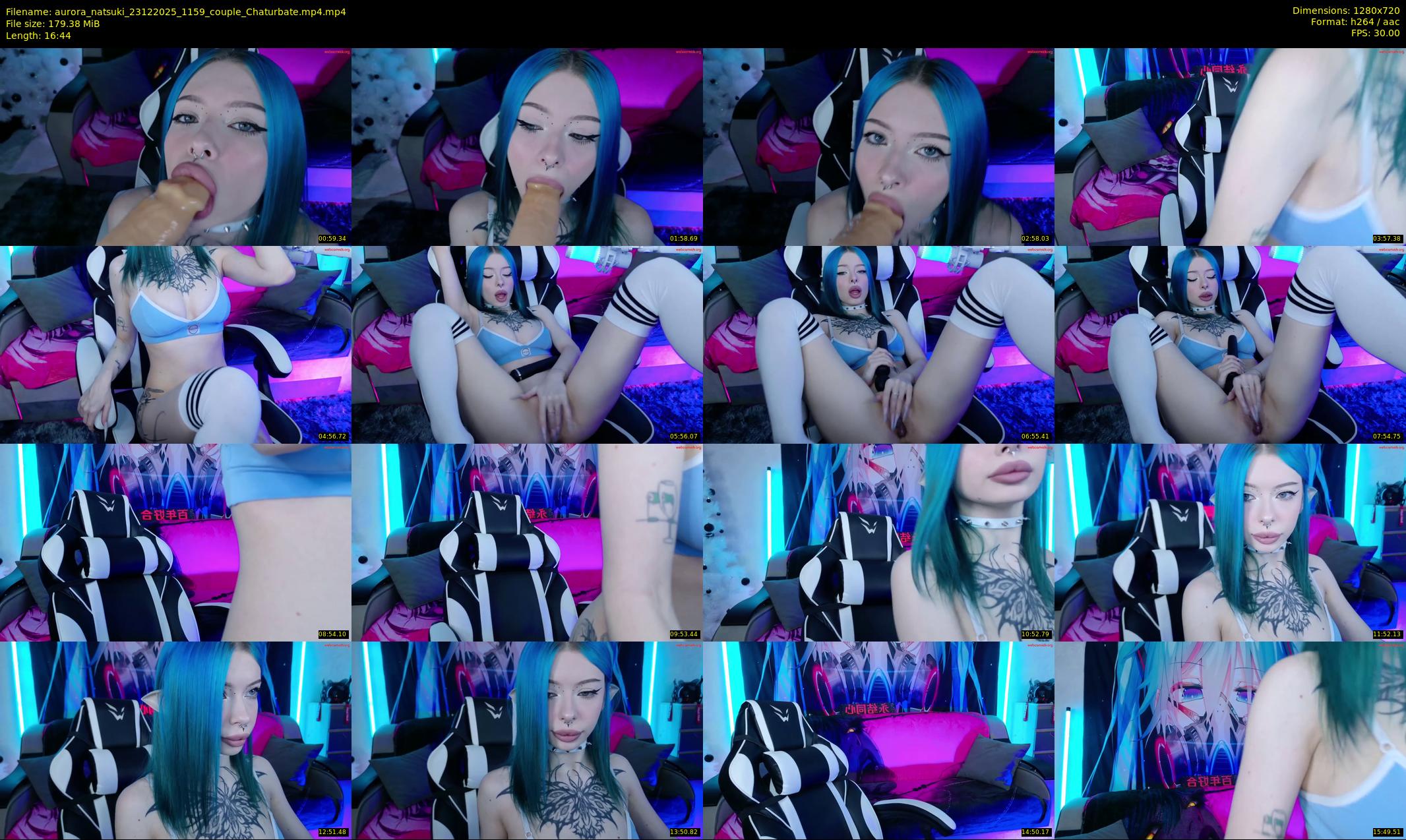 aurora_natsuki — 17 minute Chaturbate couple cam show recording, 720p, Dec 23, 2025