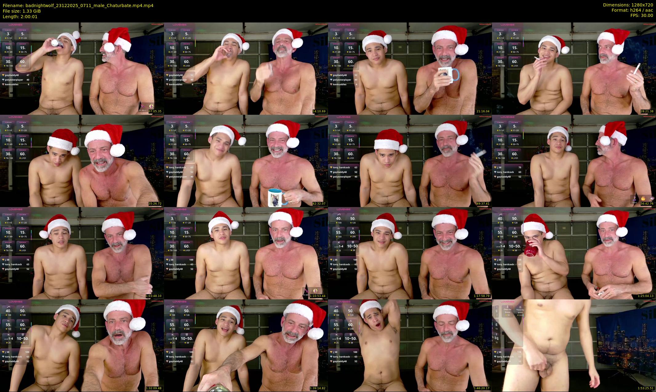 badnightwolf — 121 minute Chaturbate male cam show recording, 720p, Dec 23, 2025