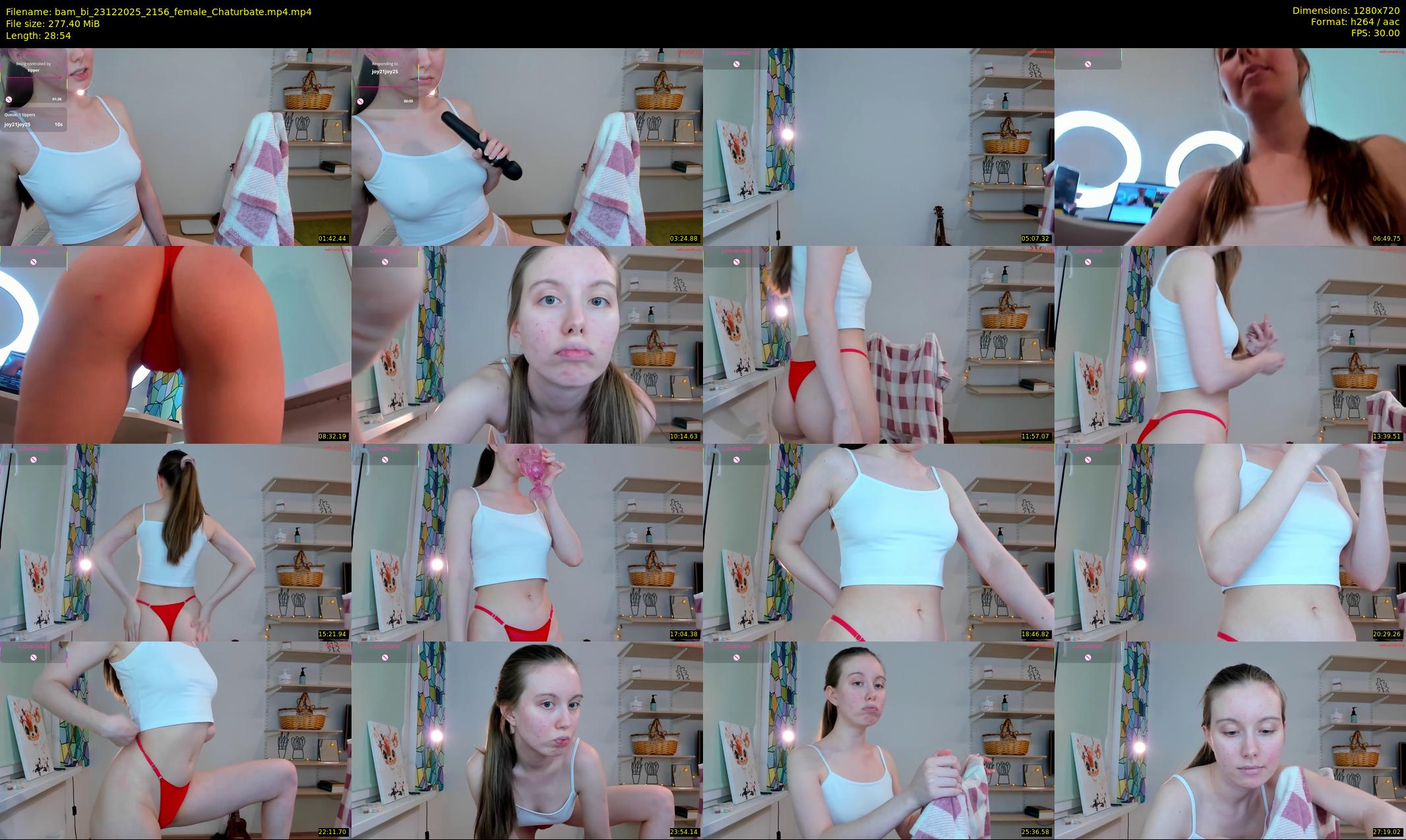 bam_bi — 29 minute Chaturbate female cam show recording, 720p, Dec 23, 2025