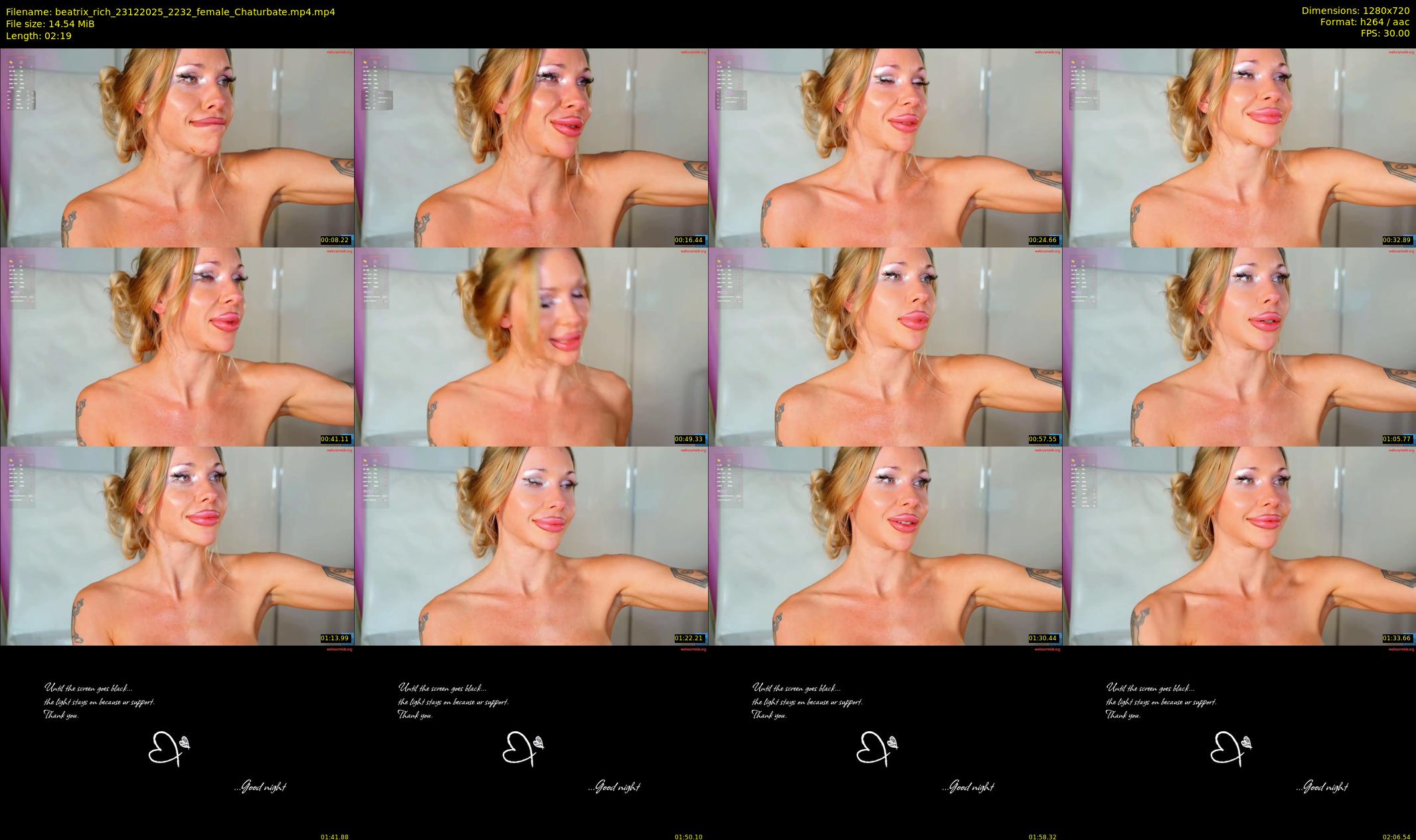 beatrix_rich — 3 minute Chaturbate female cam show recording, 720p, Dec 23, 2025