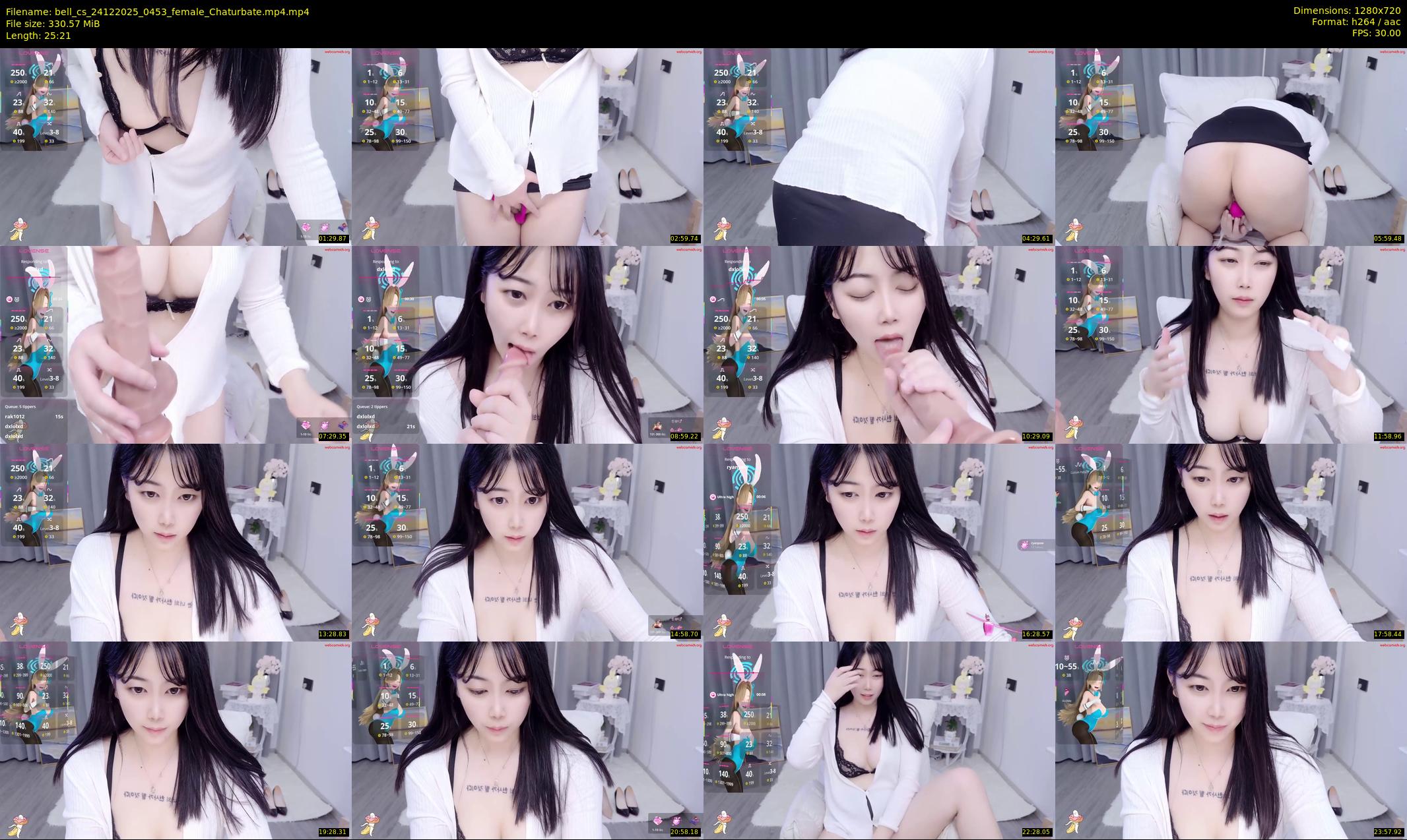 bell_cs — 26 minute Chaturbate female cam show recording, 720p, Dec 24, 2025