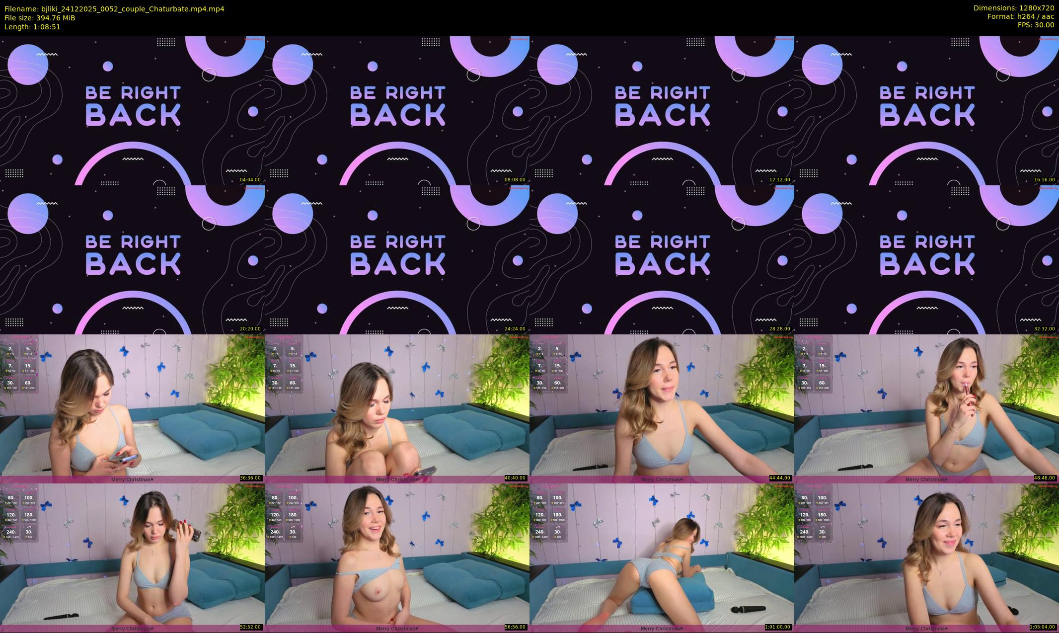 bjliki — 69 minute Chaturbate couple cam show recording, 720p, Dec 24, 2025