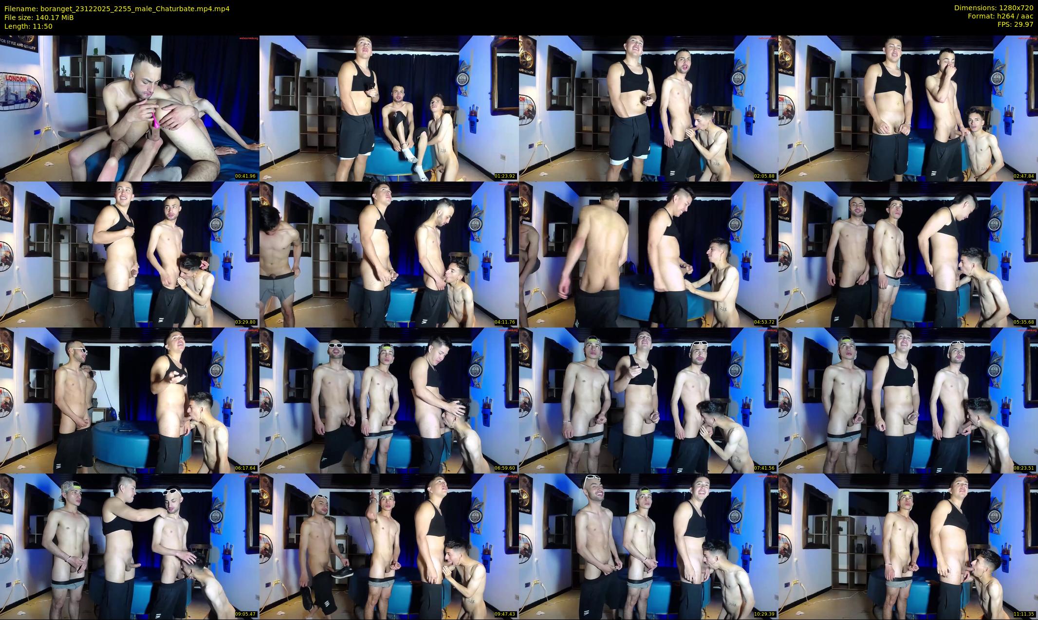 boranget — 12 minute Chaturbate male cam show recording, 720p, Dec 23, 2025