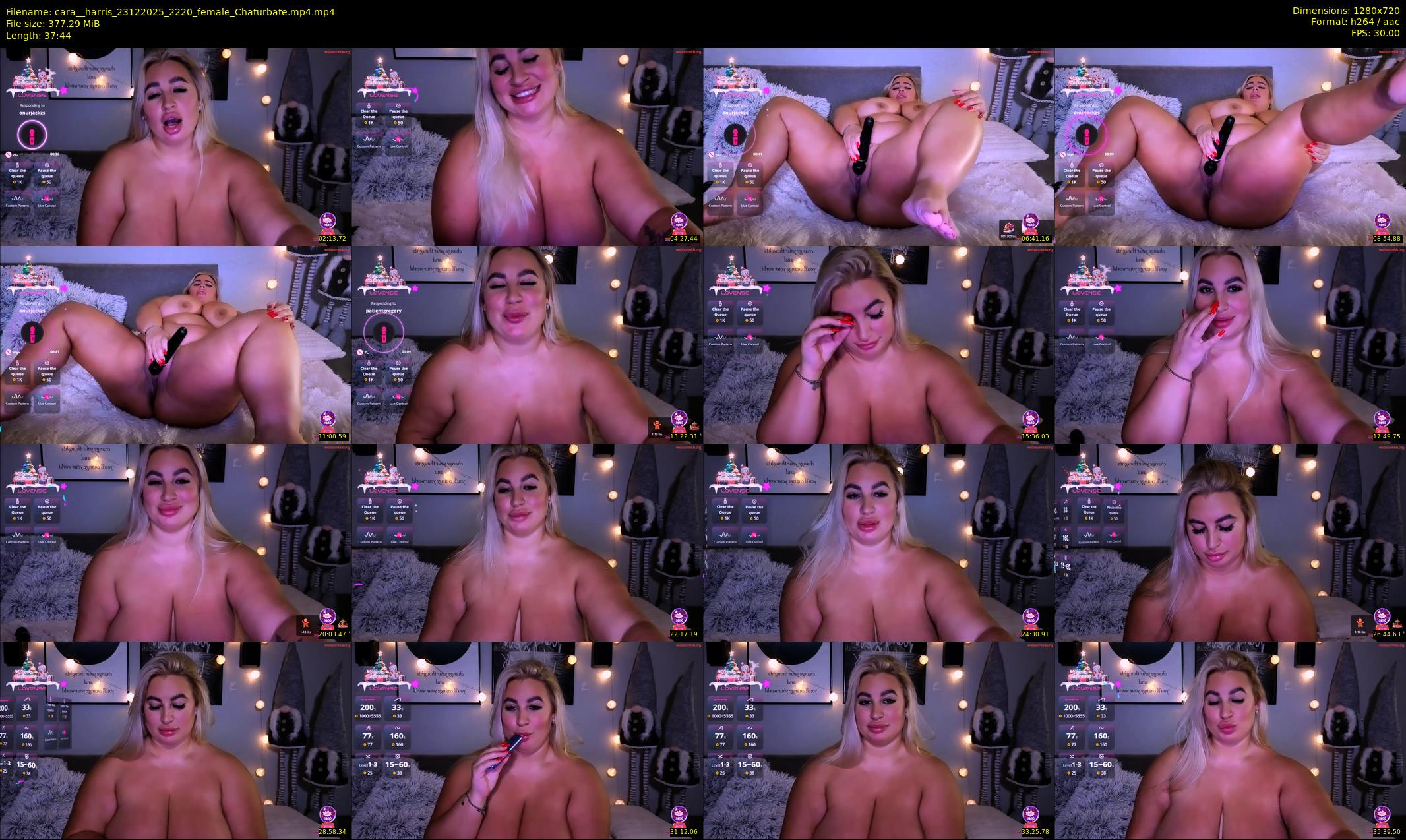 cara__harris — 38 minute Chaturbate female cam show recording, 720p, Dec 23, 2025