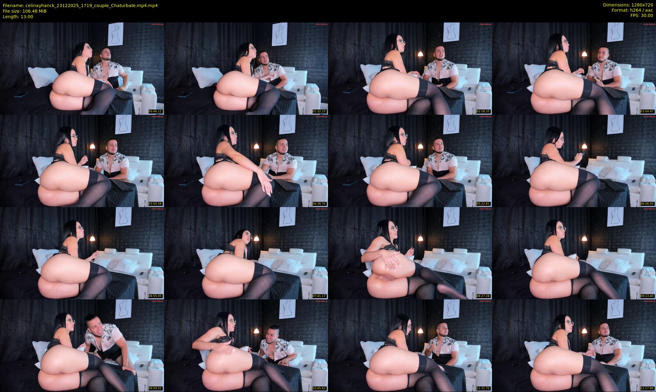 celinayhanck — 13 minute Chaturbate couple cam show recording, 720p, Dec 23, 2025