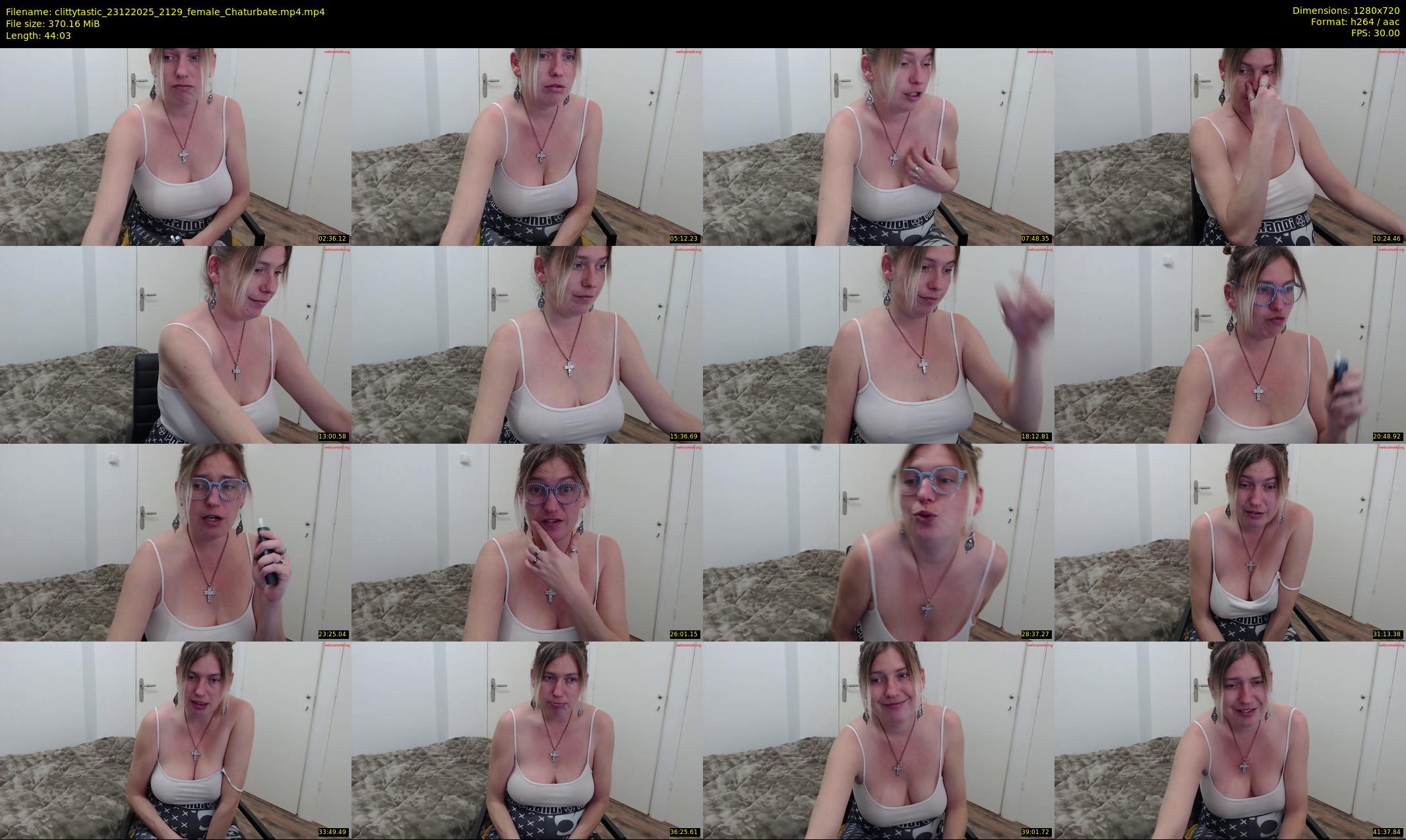 clittytastic — 45 minute Chaturbate female cam show recording, 720p, Dec 23, 2025