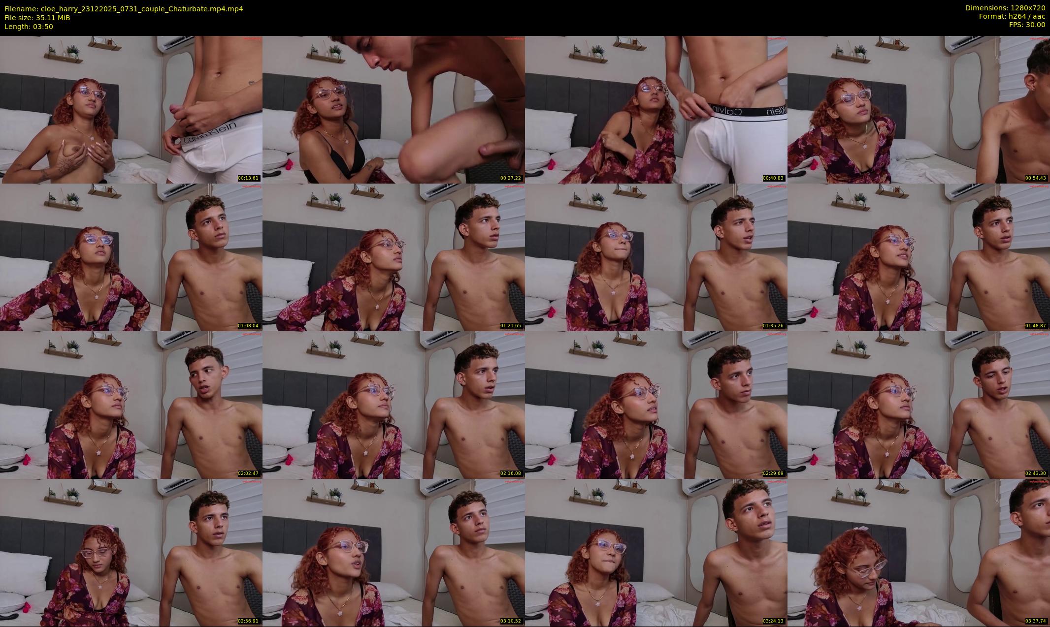 cloe_harry — 4 minute Chaturbate couple cam show recording, 720p, Dec 23, 2025