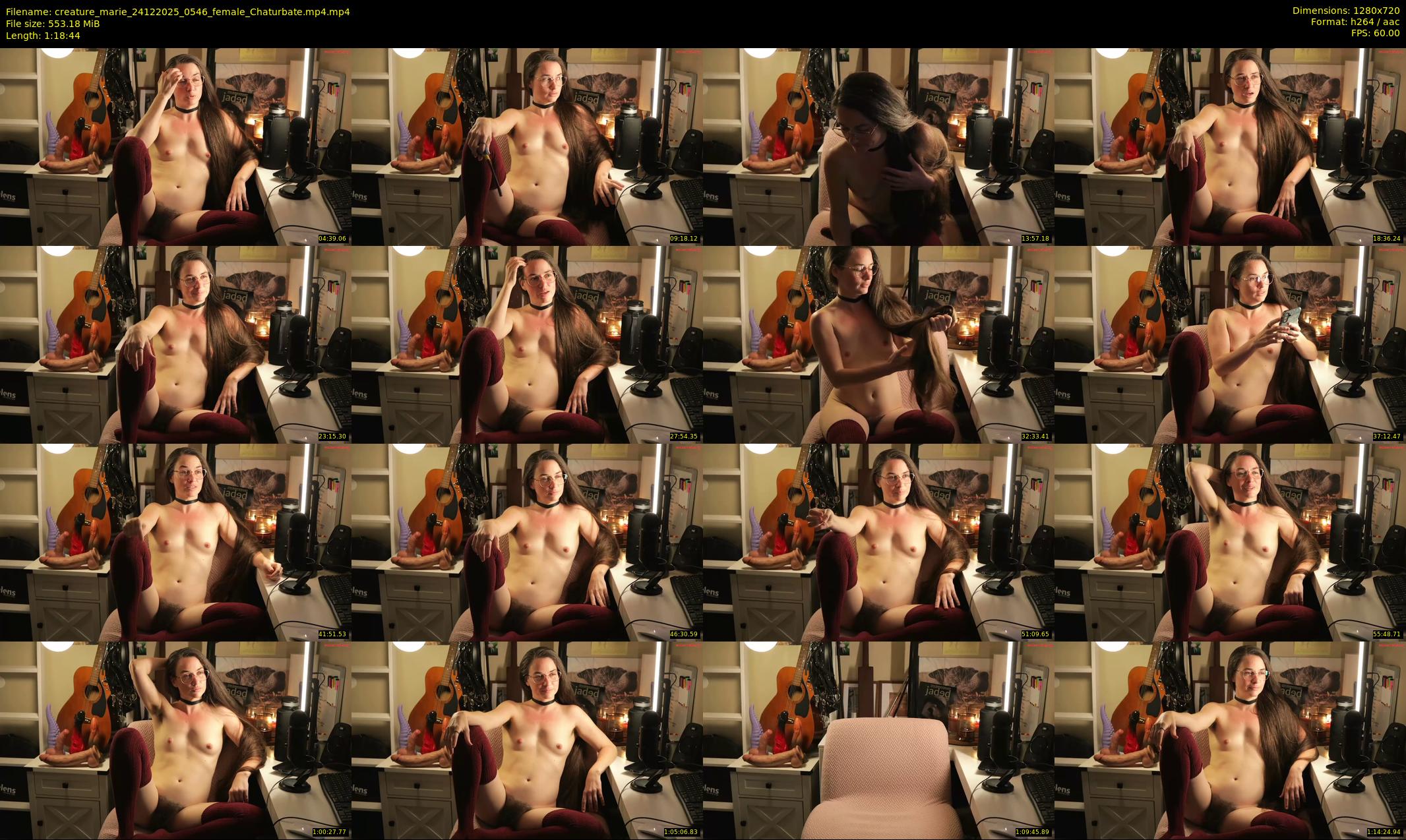 creature_marie — 79 minute Chaturbate female cam show recording, 720p, Dec 24, 2025