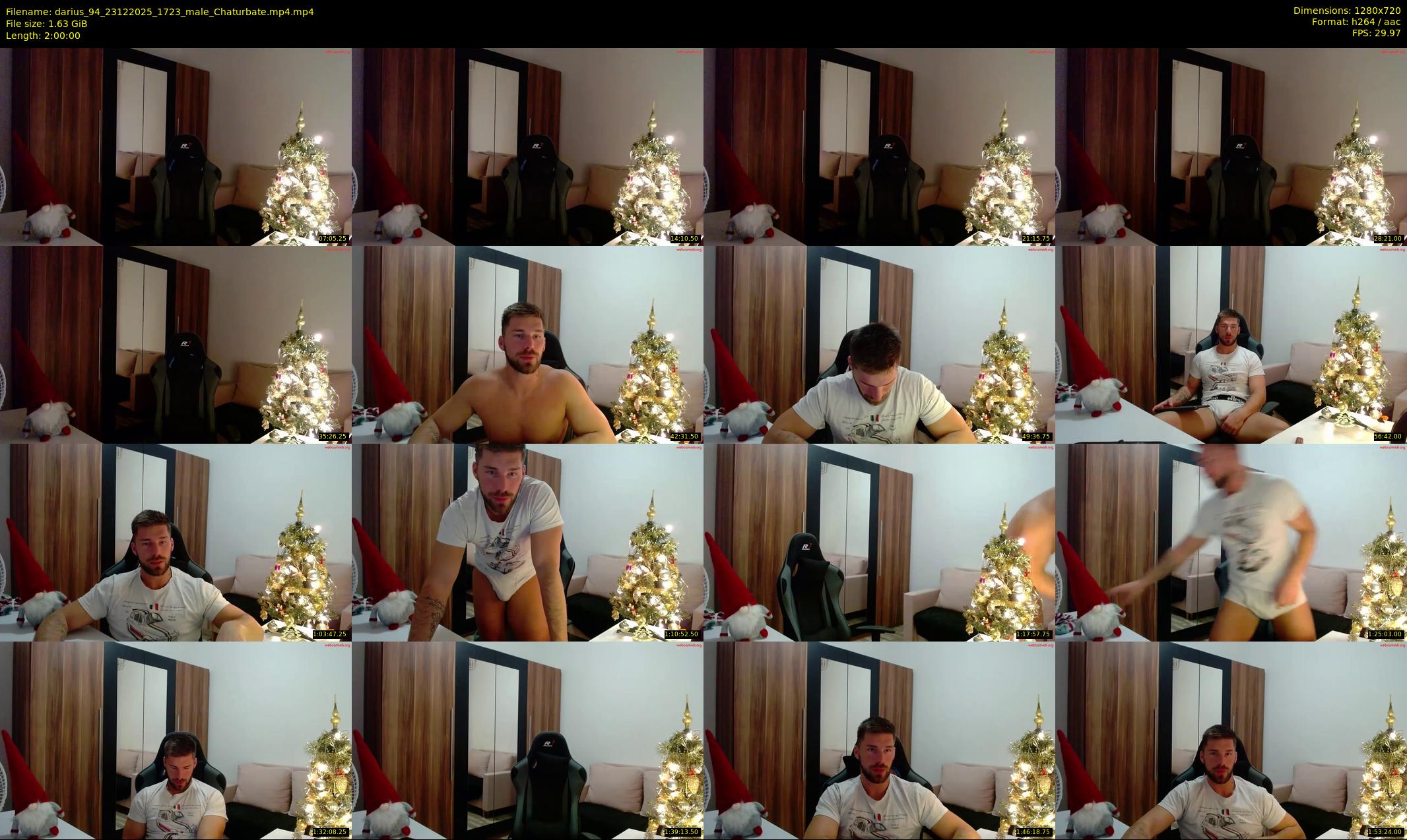 darius_94 — 120 minute Chaturbate male cam show recording, 720p, Dec 23, 2025