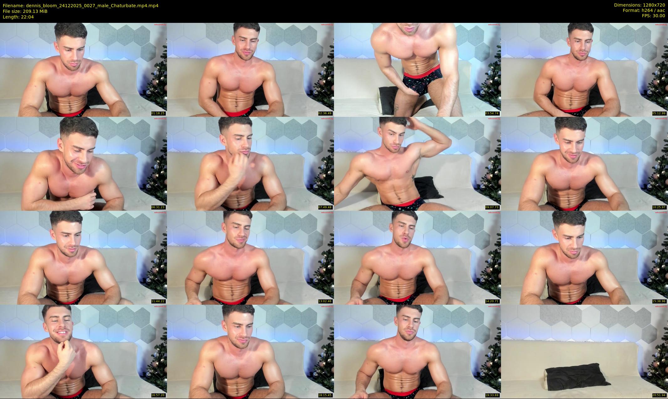 dennis_bloom — 23 minute Chaturbate male cam show recording, 720p, Dec 24, 2025