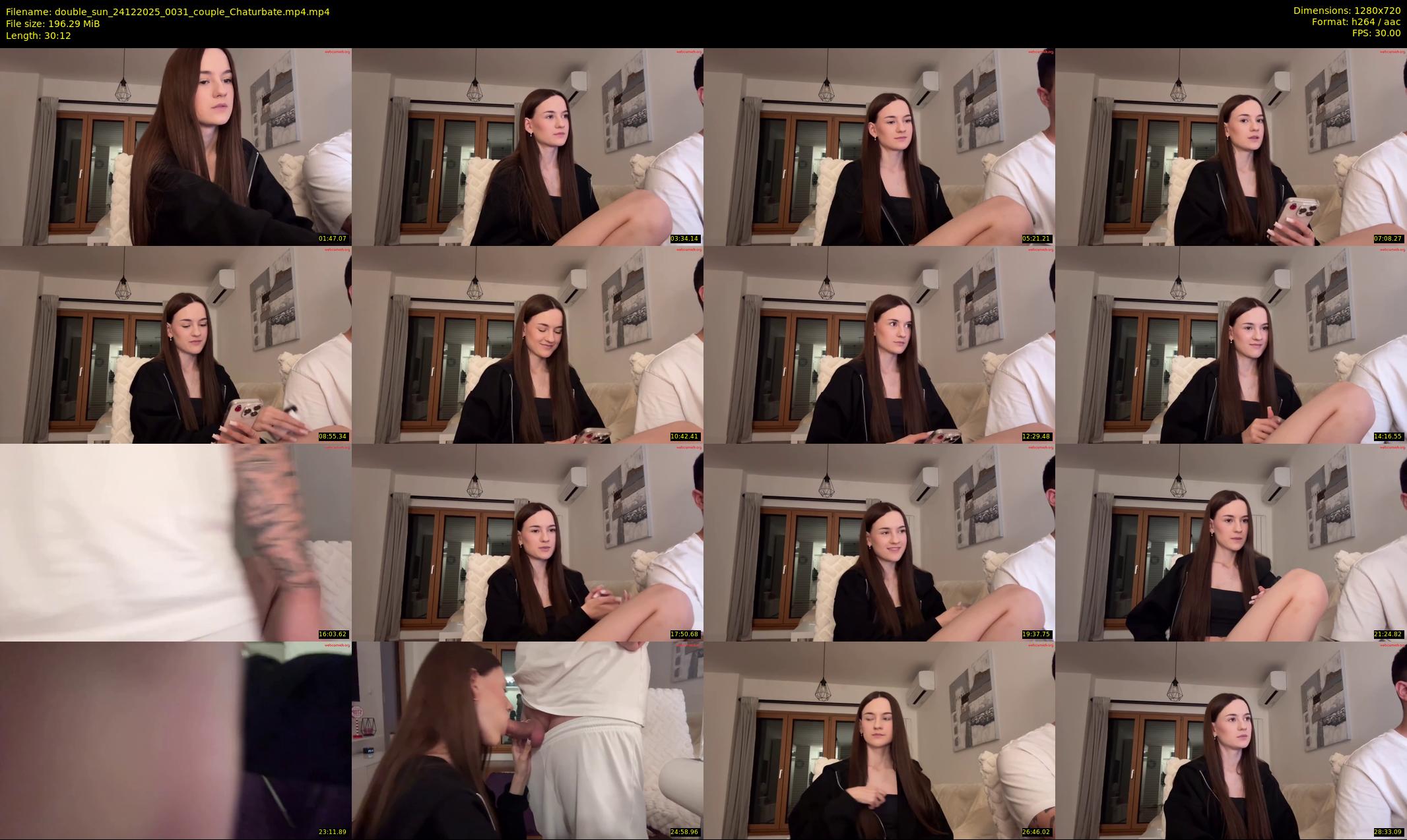 double_sun — 31 minute Chaturbate couple cam show recording, 720p, Dec 24, 2025