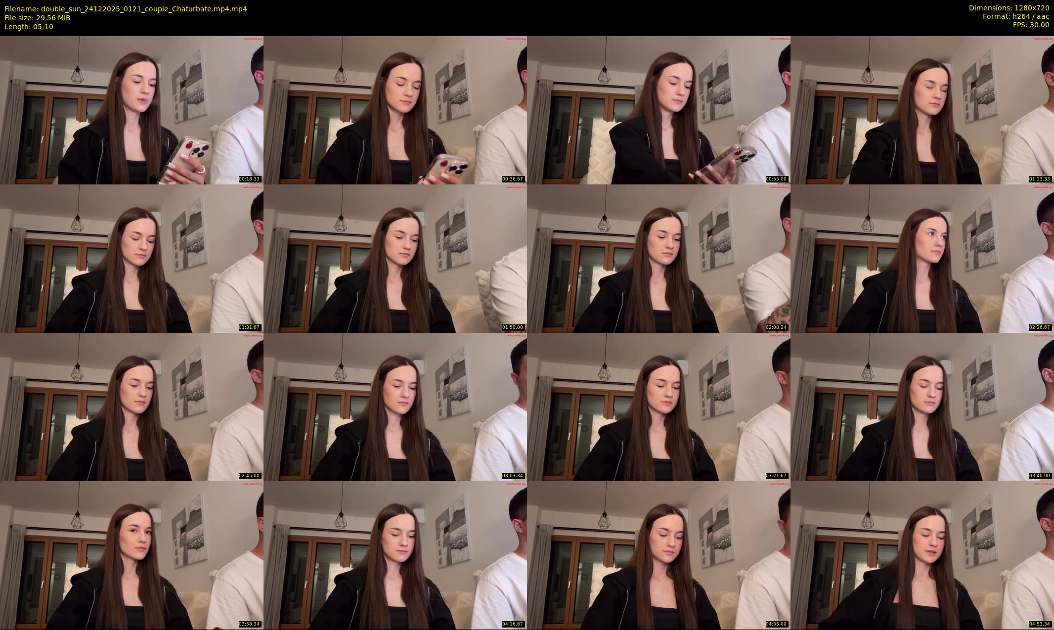 double_sun — 6 minute Chaturbate couple cam show recording, 720p, Dec 24, 2025