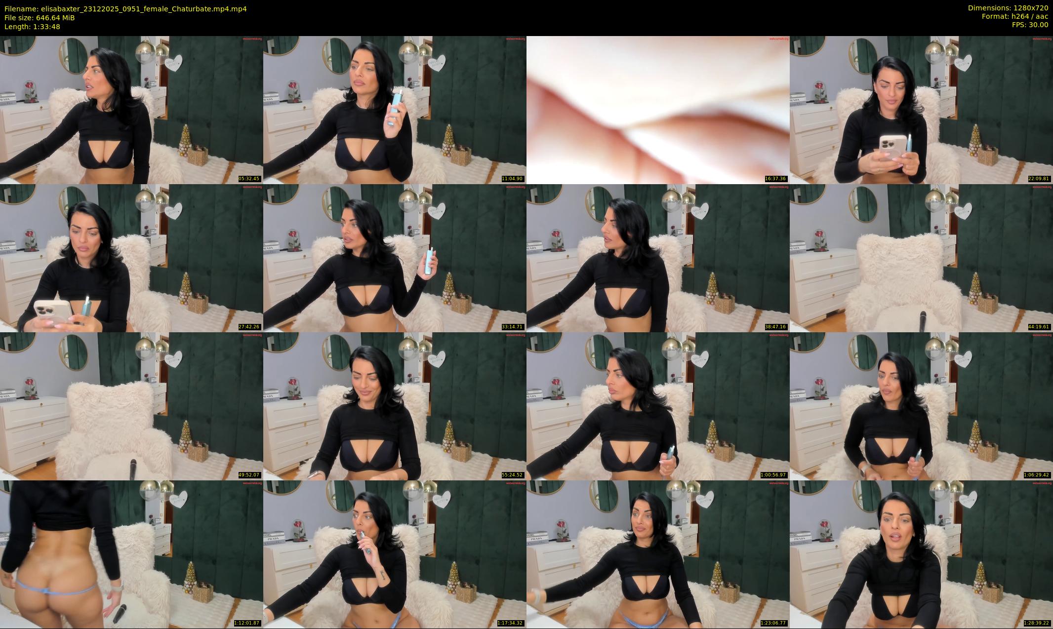 elisabaxter — 94 minute Chaturbate female cam show recording, 720p, Dec 23, 2025