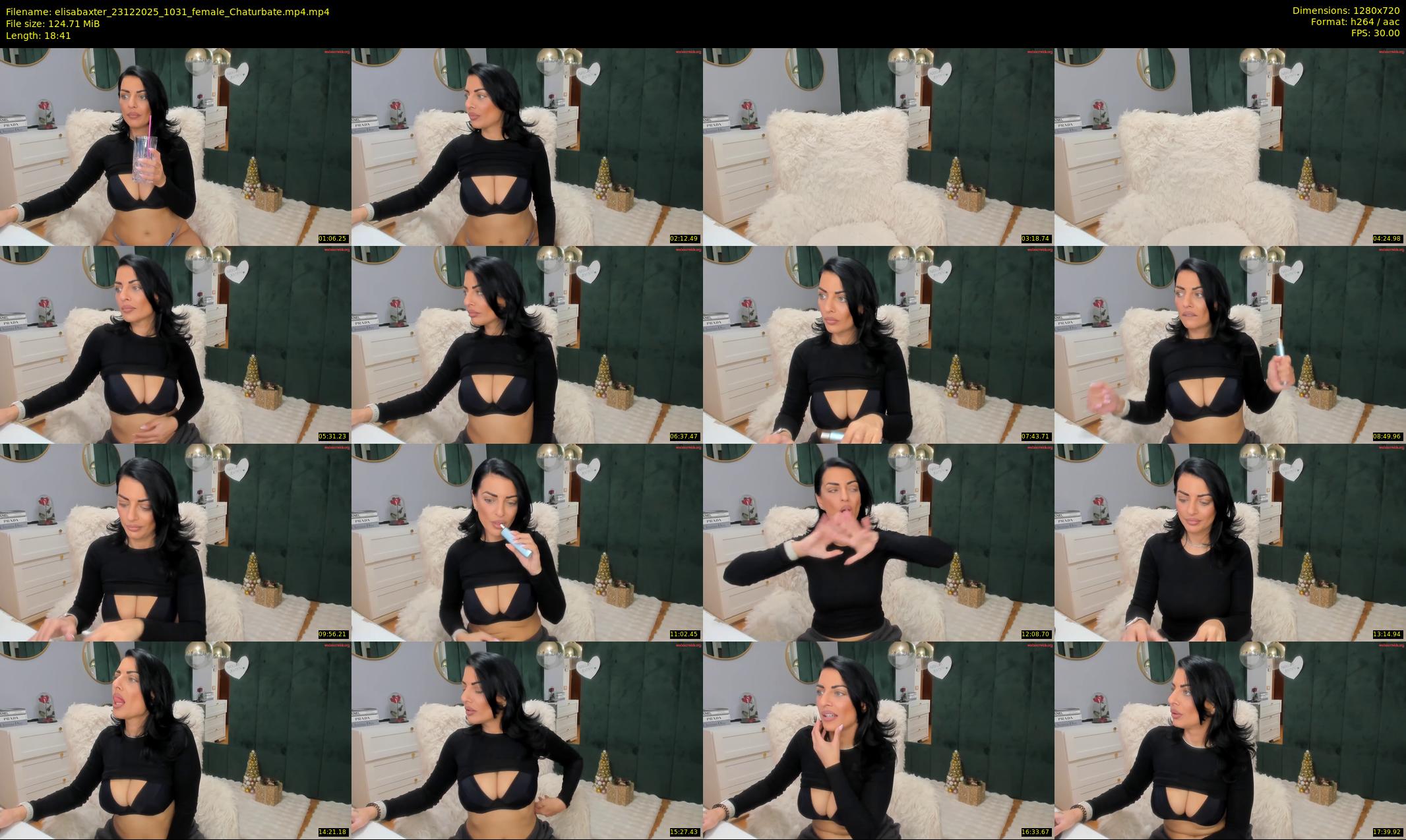 elisabaxter — 19 minute Chaturbate female cam show recording, 720p, Dec 23, 2025