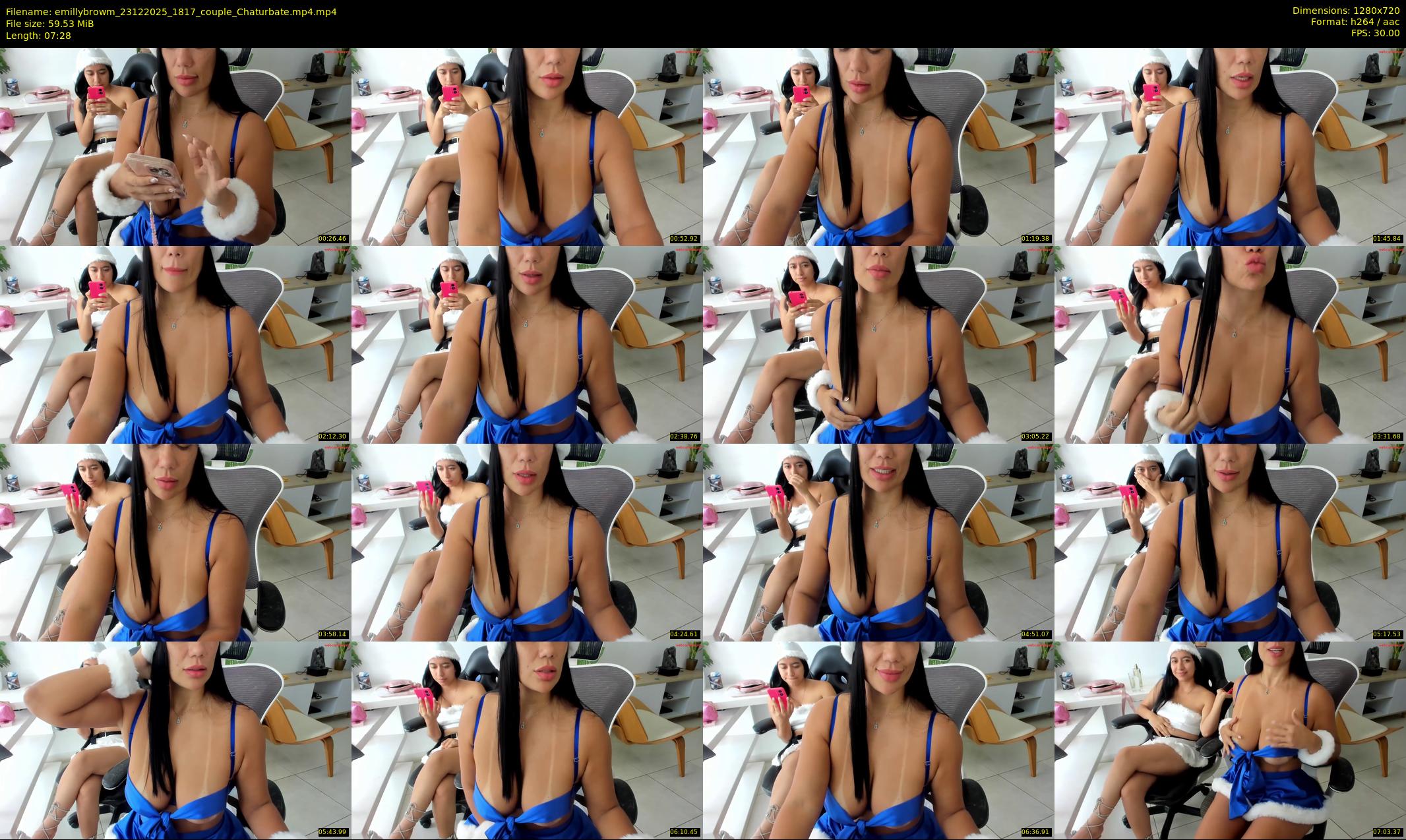 emillybrowm — 8 minute Chaturbate couple cam show recording, 720p, Dec 23, 2025