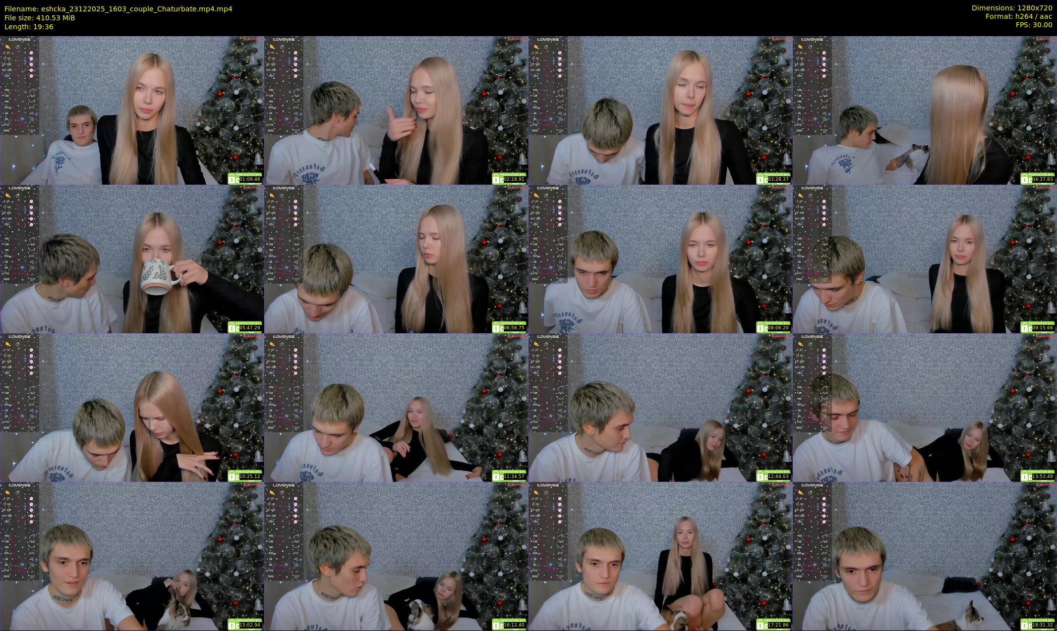 eshcka — 20 minute Chaturbate couple cam show recording, 720p, Dec 23, 2025