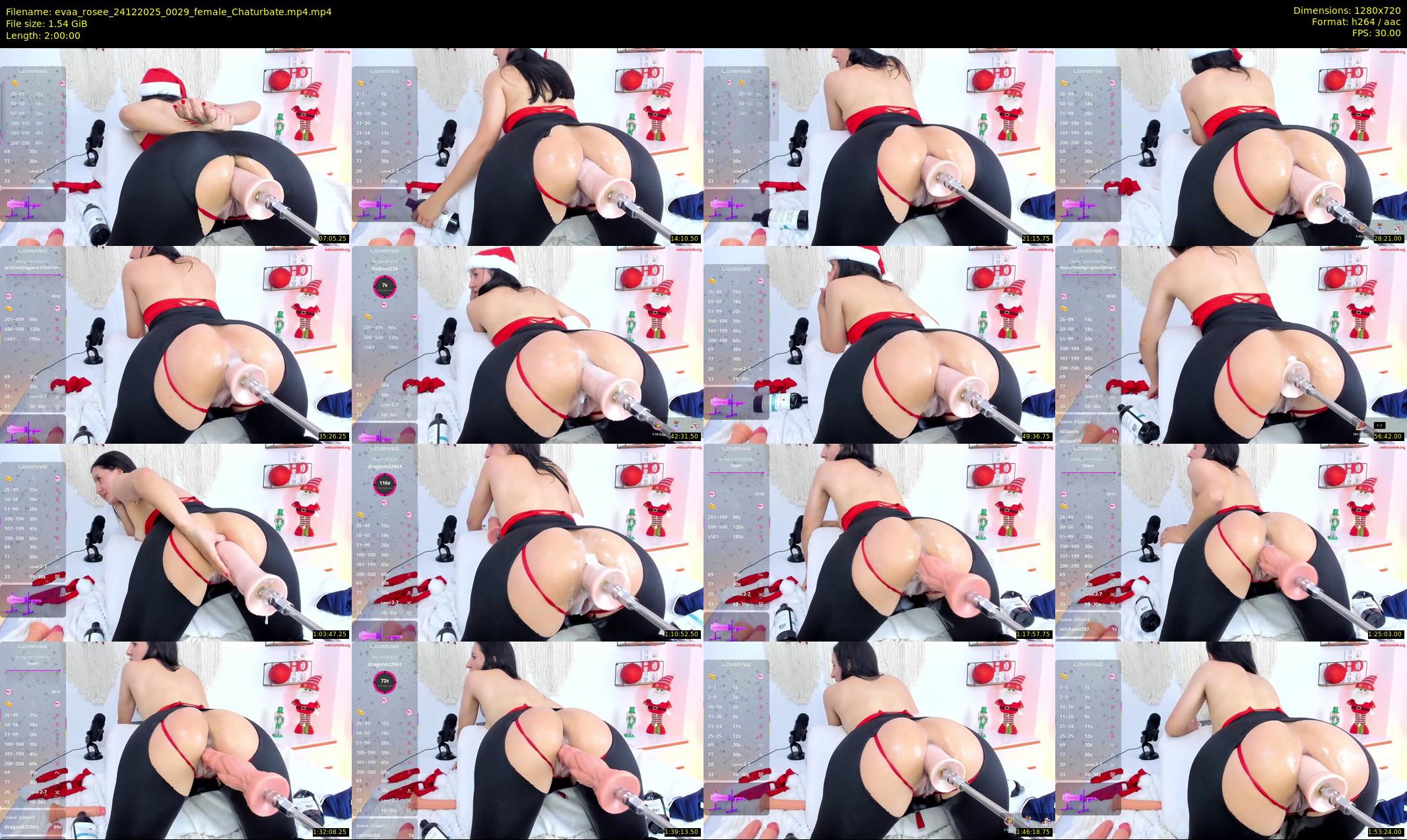 evaa_rosee — 120 minute Chaturbate female cam show recording, 720p, Dec 24, 2025