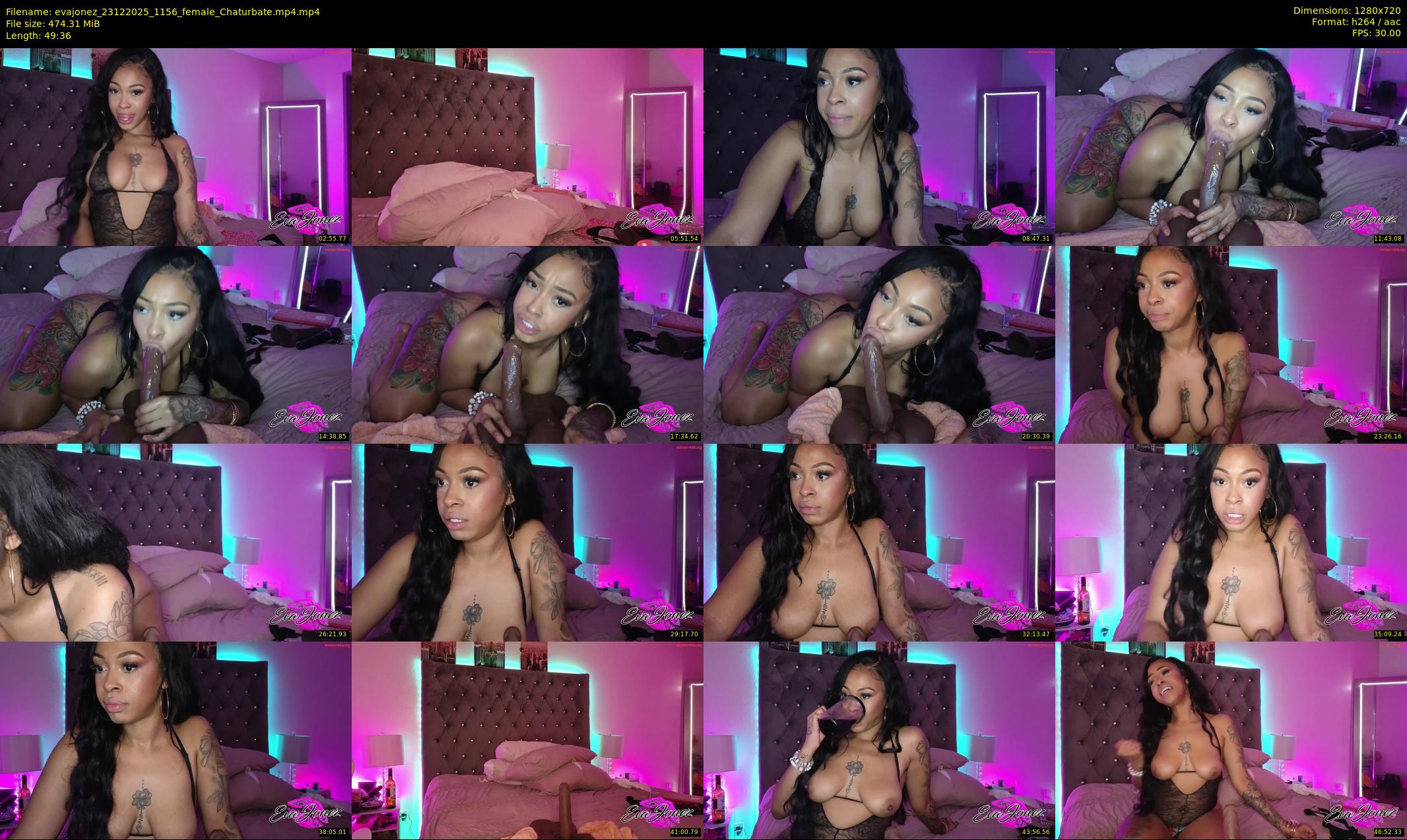 evajonez — 50 minute Chaturbate female cam show recording, 720p, Dec 23, 2025