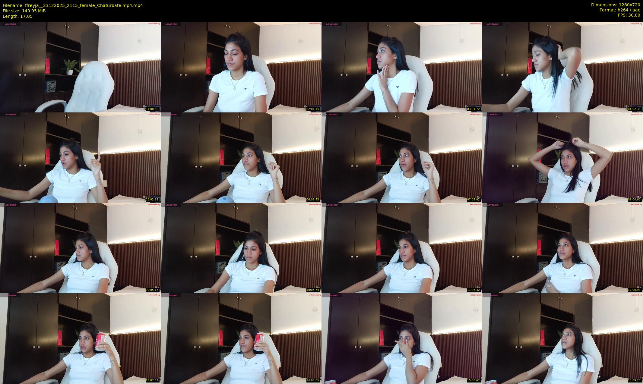 ffreyja_ — 18 minute Chaturbate female cam show recording, 720p, Dec 23, 2025