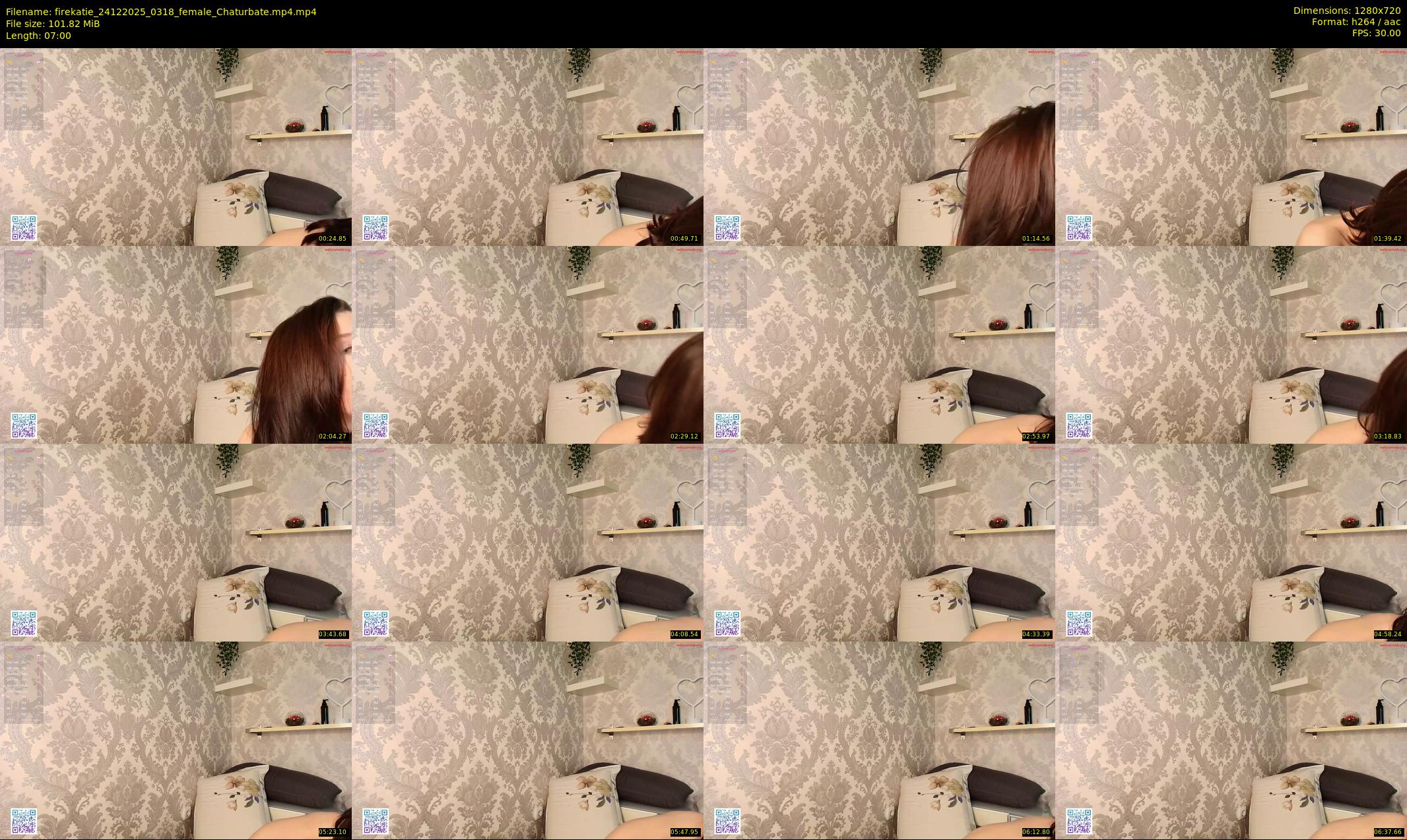 firekatie — 7 minute Chaturbate female cam show recording, 720p, Dec 24, 2025