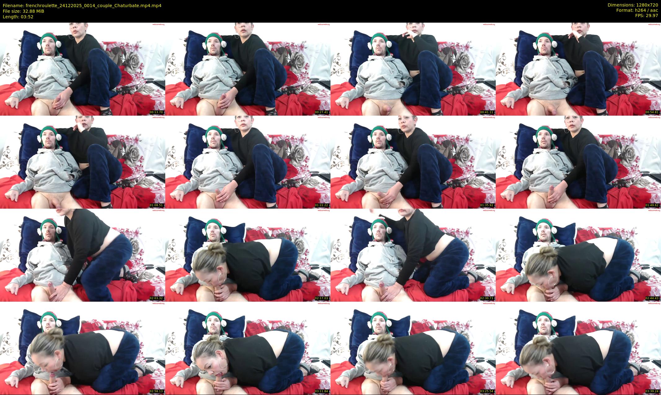 frenchroulette — 4 minute Chaturbate couple cam show recording, 720p, Dec 24, 2025