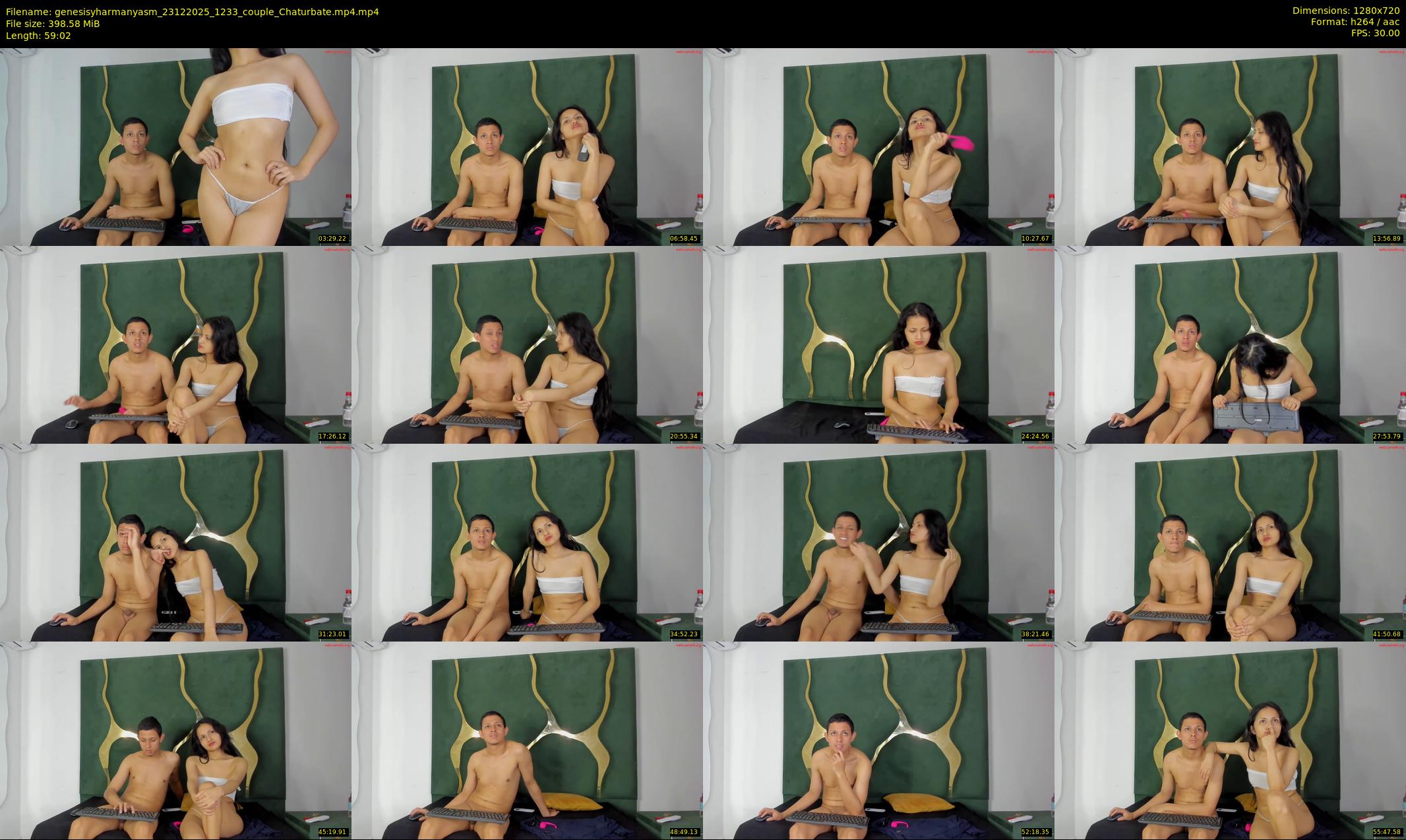 genesisyharmanyasm — 60 minute Chaturbate couple cam show recording, 720p, Dec 23, 2025