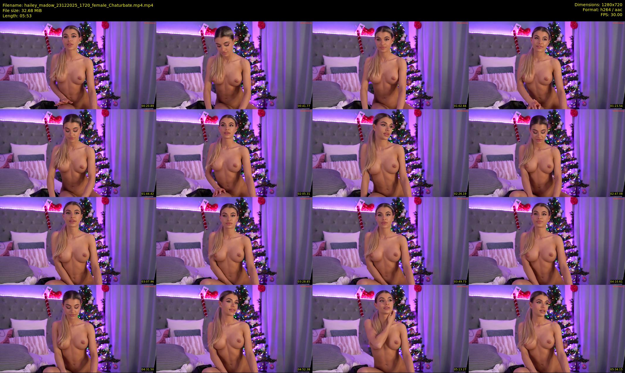 hailey_madow — 6 minute Chaturbate female cam show recording, 720p, Dec 23, 2025