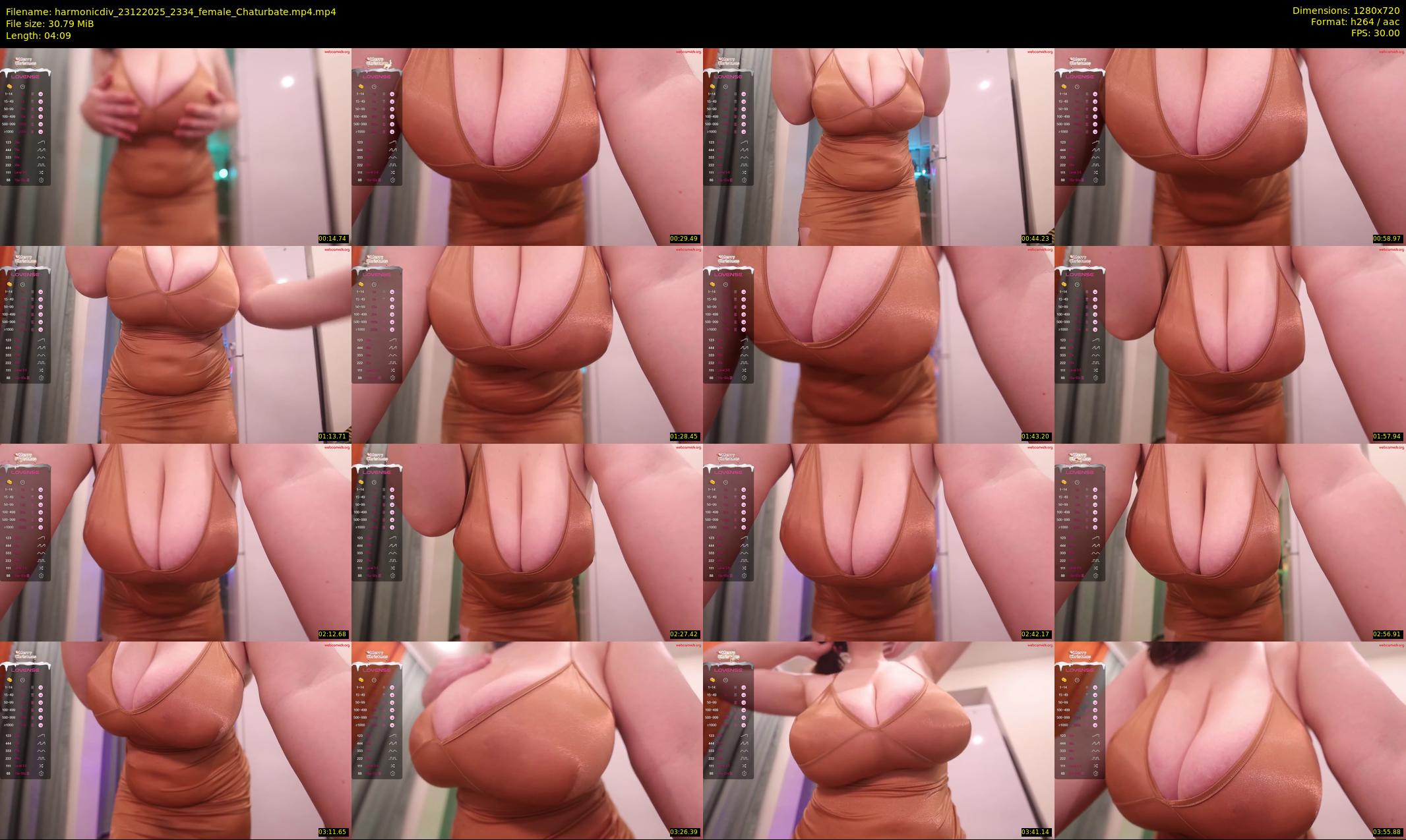 harmonicdiv — 5 minute Chaturbate female cam show recording, 720p, Dec 23, 2025