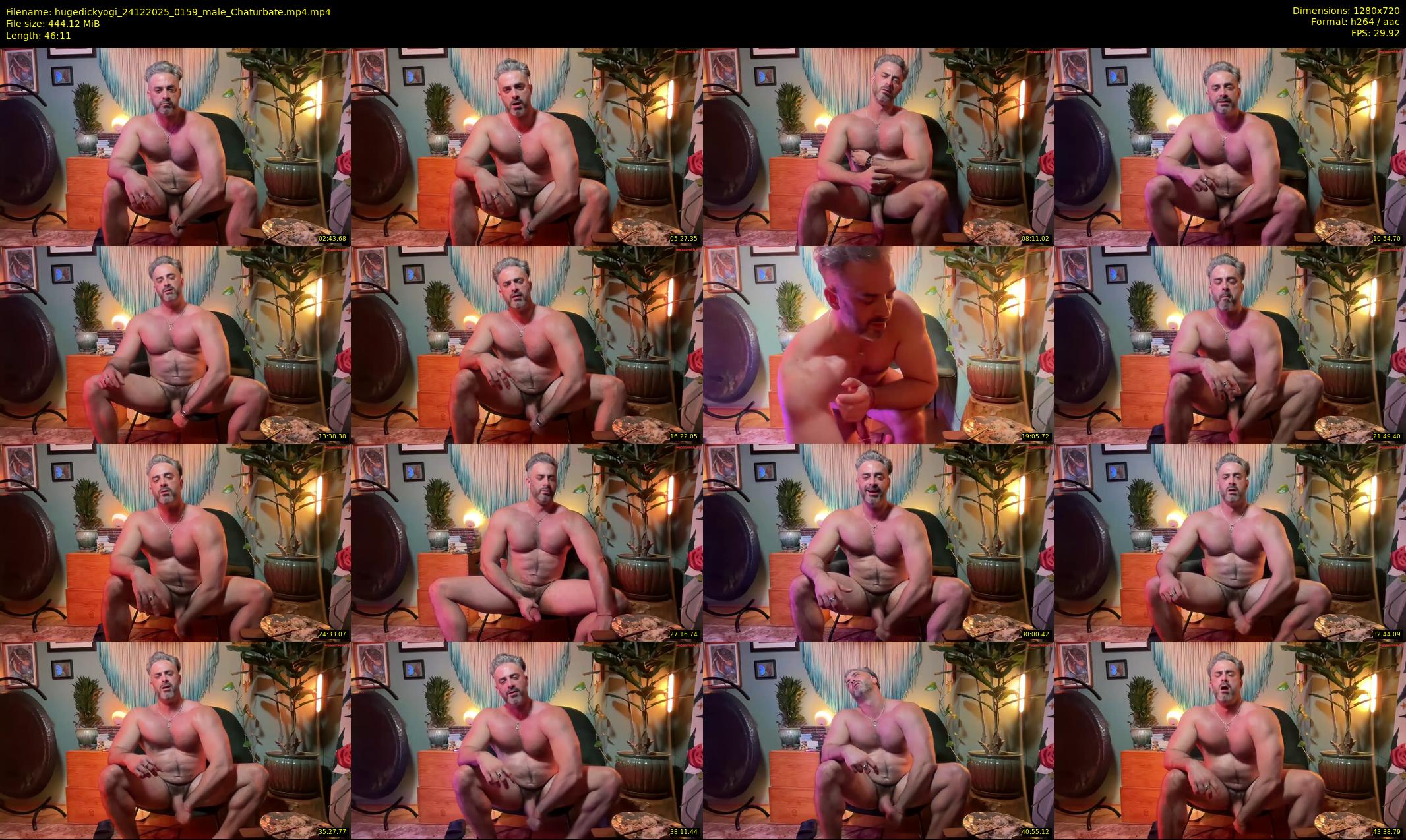 hugedickyogi — 47 minute Chaturbate male cam show recording, 720p, Dec 24, 2025
