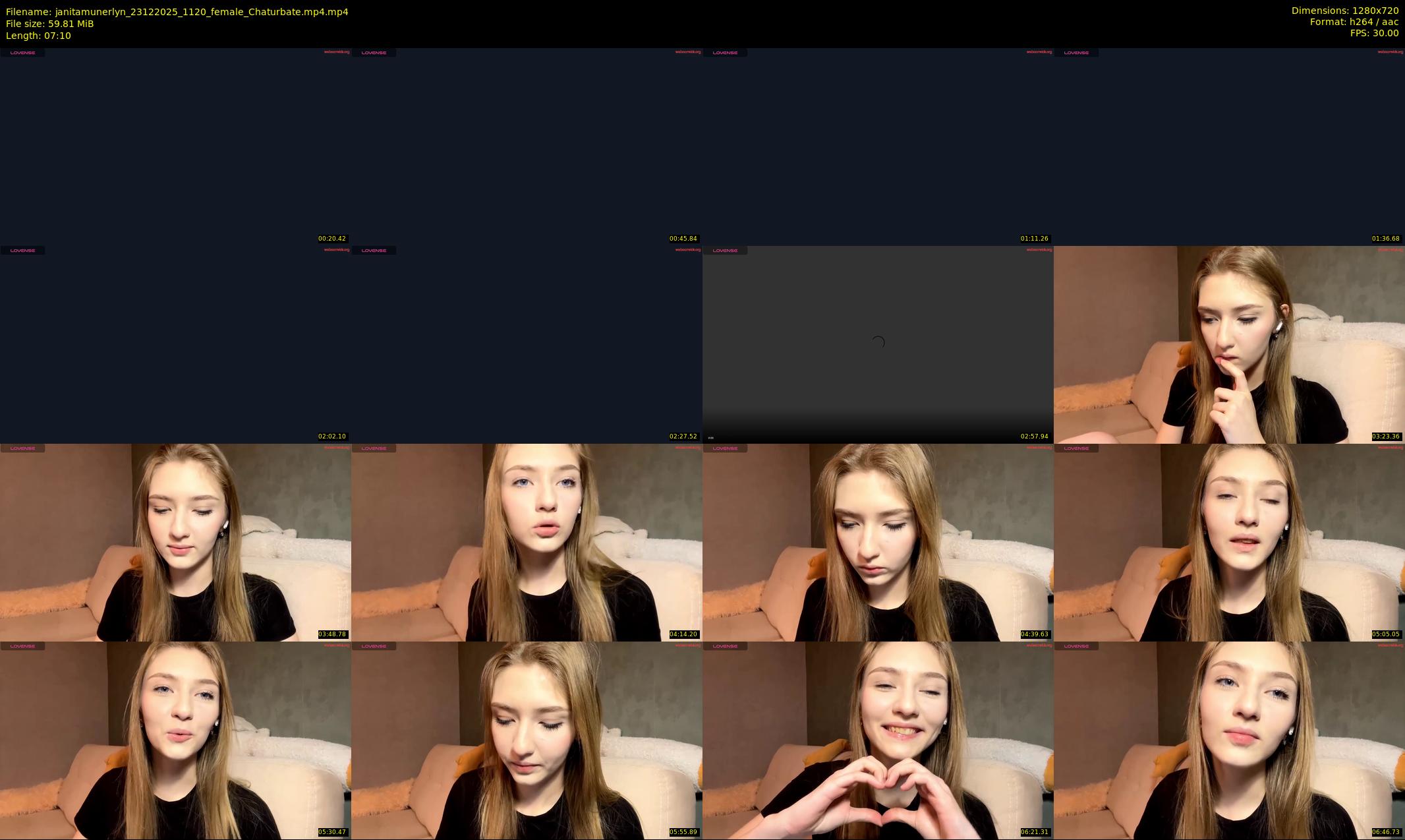 janitamunerlyn — 8 minute Chaturbate female cam show recording, 720p, Dec 23, 2025