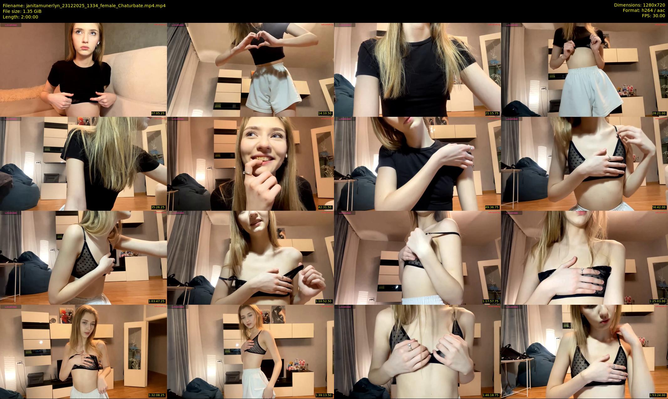 janitamunerlyn — 120 minute Chaturbate female cam show recording, 720p, Dec 23, 2025