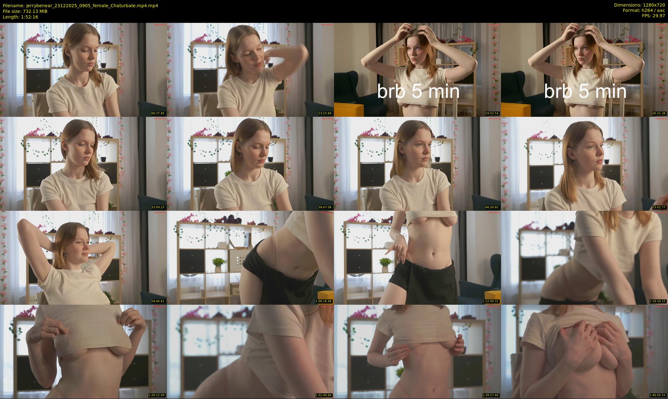 jerrybenear — 113 minute Chaturbate female cam show recording, 720p, Dec 23, 2025