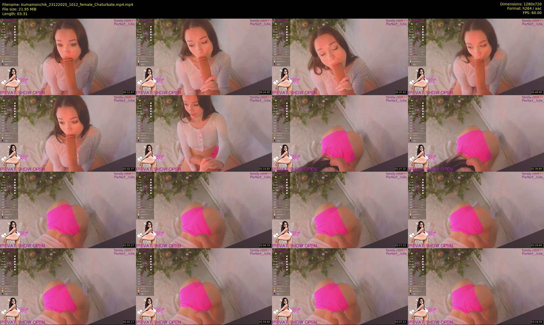 kumamonchik — 4 minute Chaturbate couple cam show recording, 720p, Dec 23, 2025