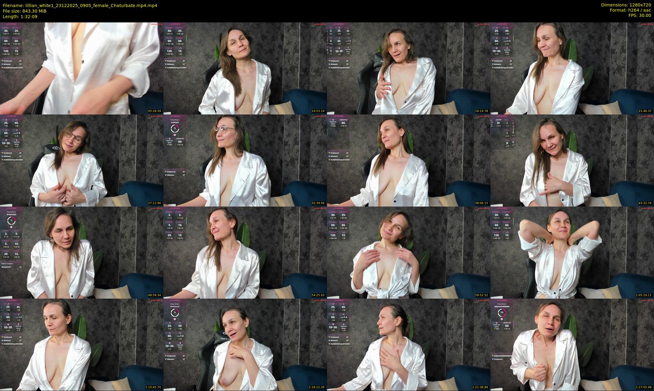lillian_white1 — 93 minute Chaturbate female cam show recording, 720p, Dec 23, 2025