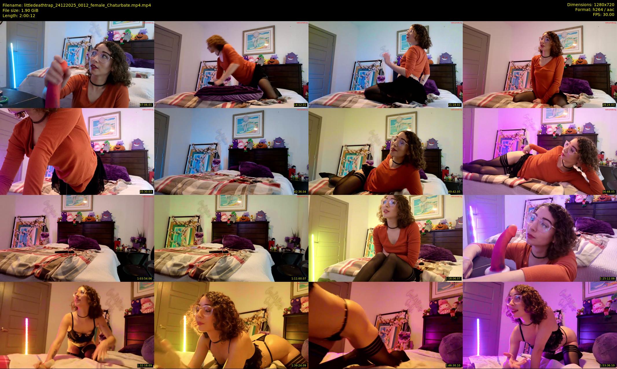 littledeathtrap — 121 minute Chaturbate female cam show recording, 720p, Dec 24, 2025