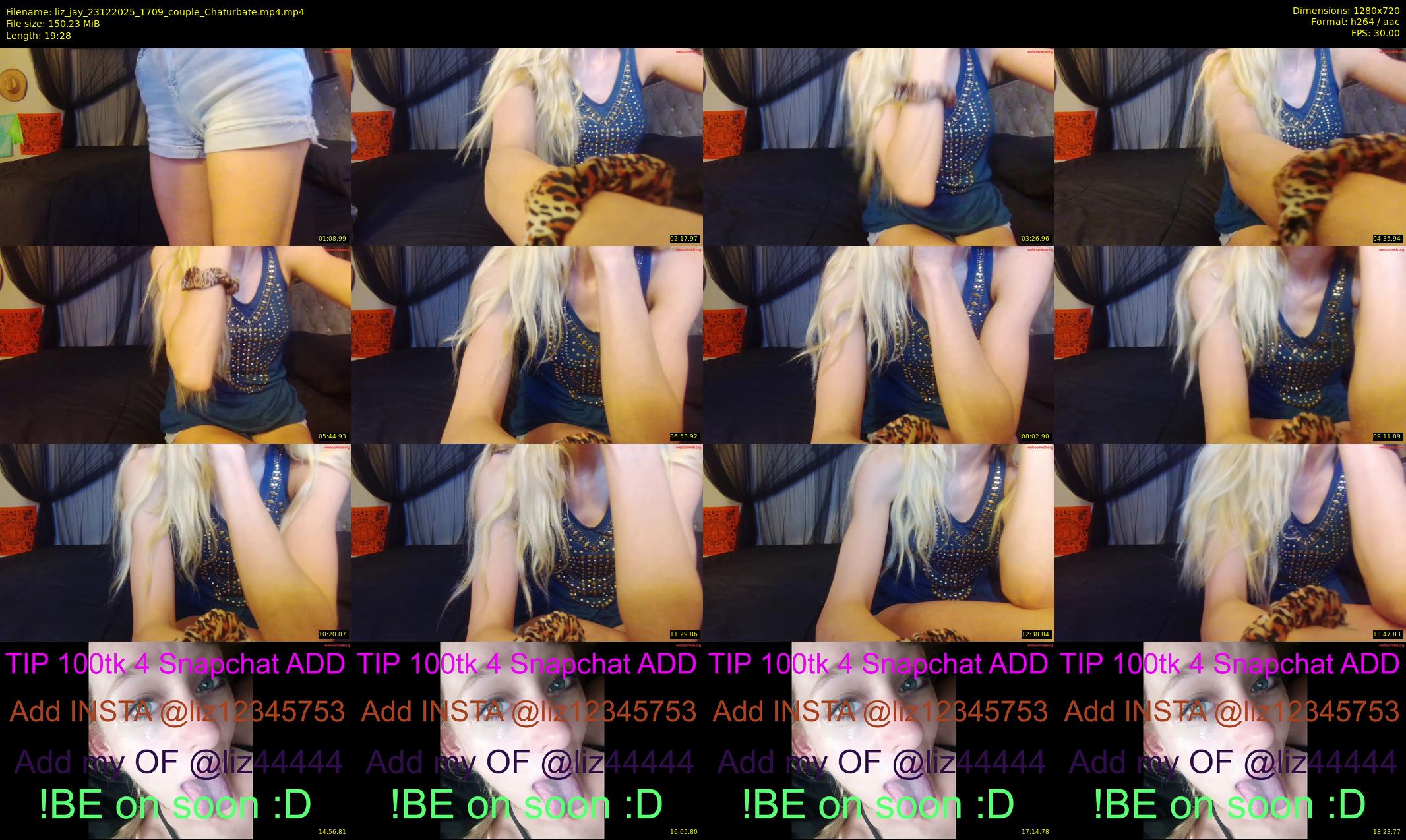liz_jay — 20 minute Chaturbate couple cam show recording, 720p, Dec 23, 2025