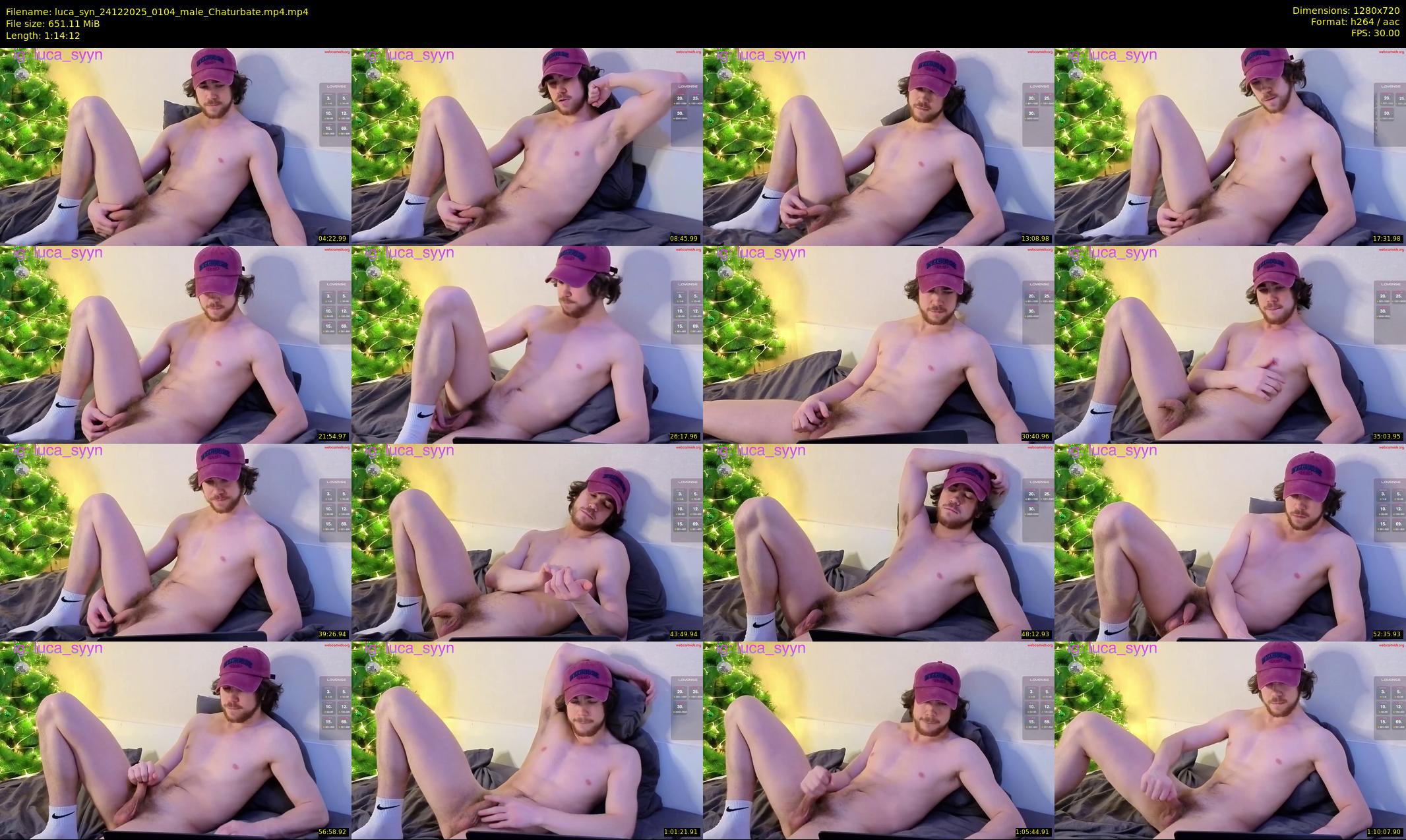 luca_syn — 75 minute Chaturbate male cam show recording, 720p, Dec 24, 2025