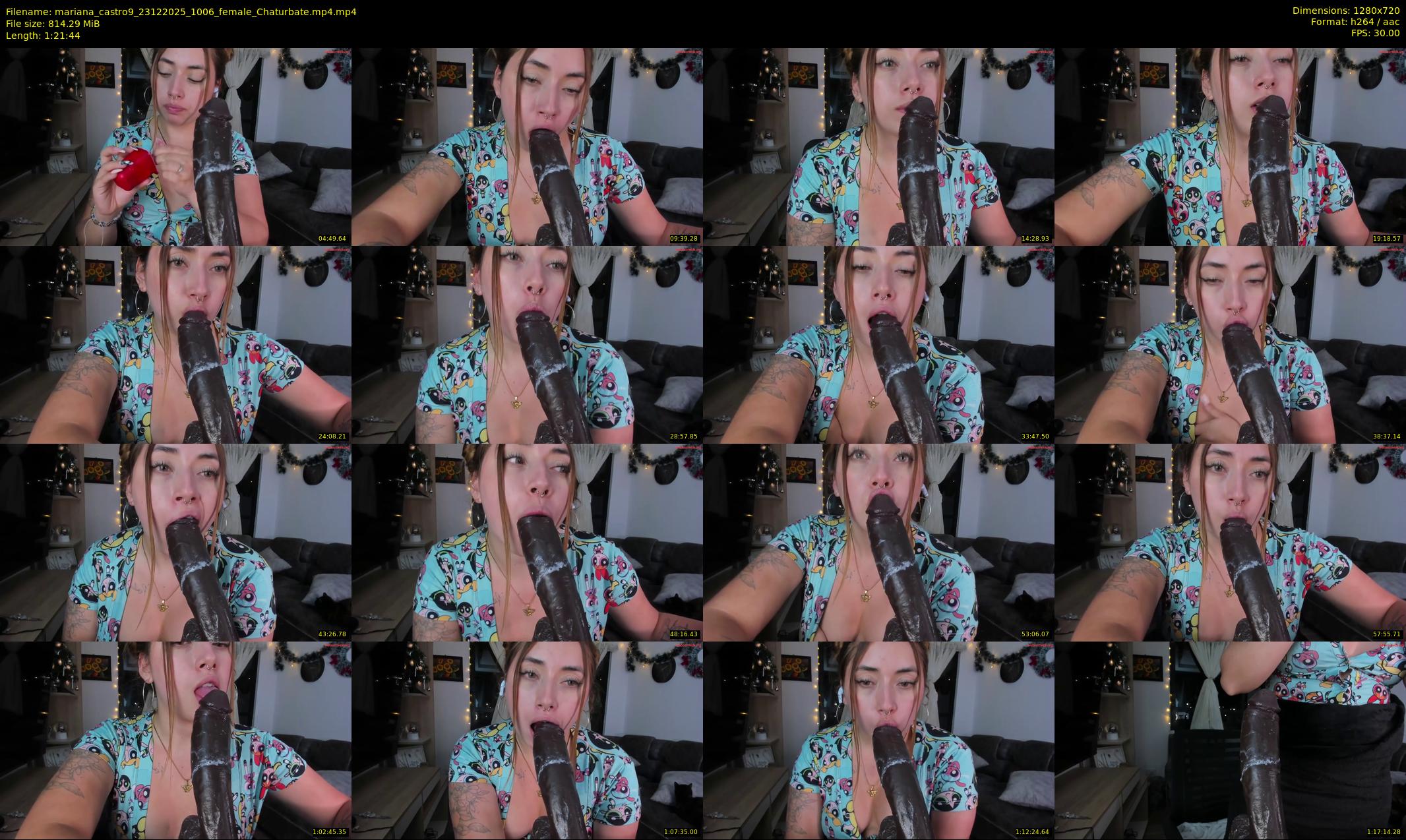 mariana_castro9 — 82 minute Chaturbate female cam show recording, 720p, Dec 23, 2025