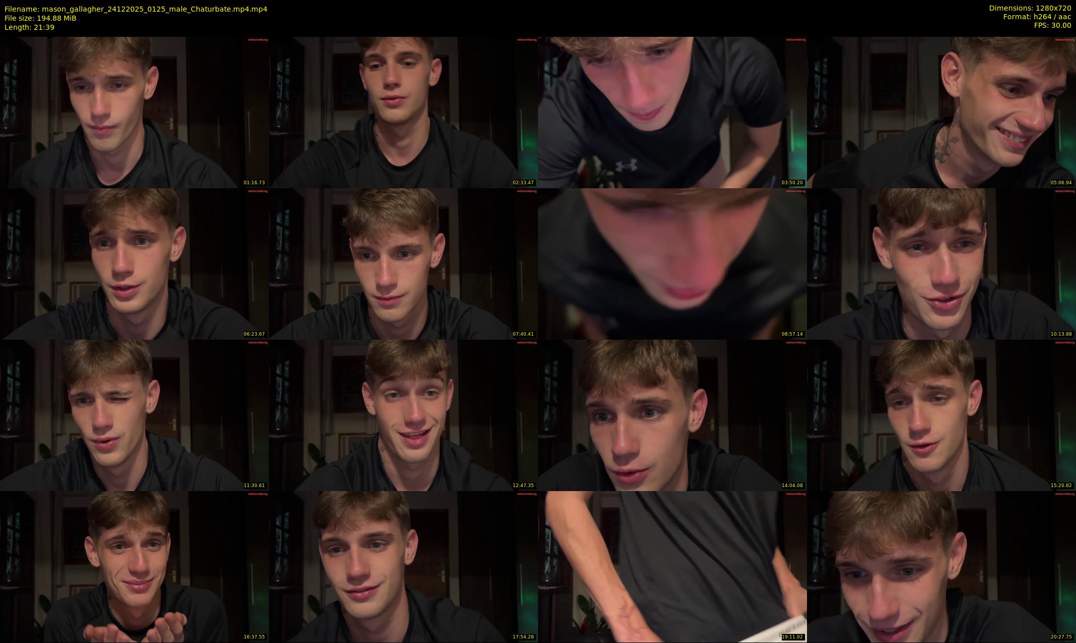 mason_gallagher — 22 minute Chaturbate male cam show recording, 720p, Dec 24, 2025