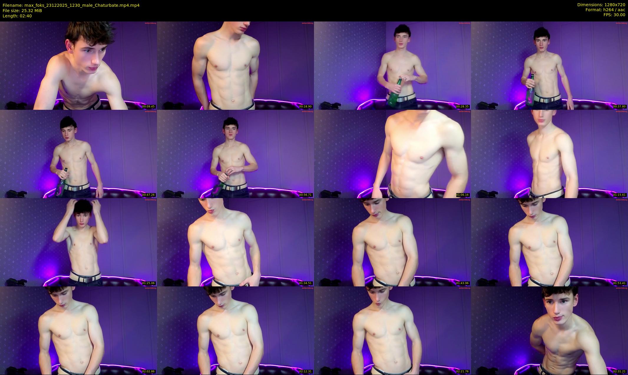max_foks — 3 minute Chaturbate male cam show recording, 720p, Dec 23, 2025